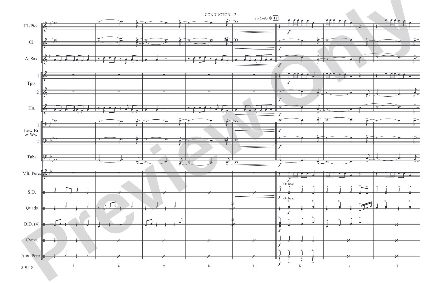 Illusion: Marching Band Conductor Score & Parts