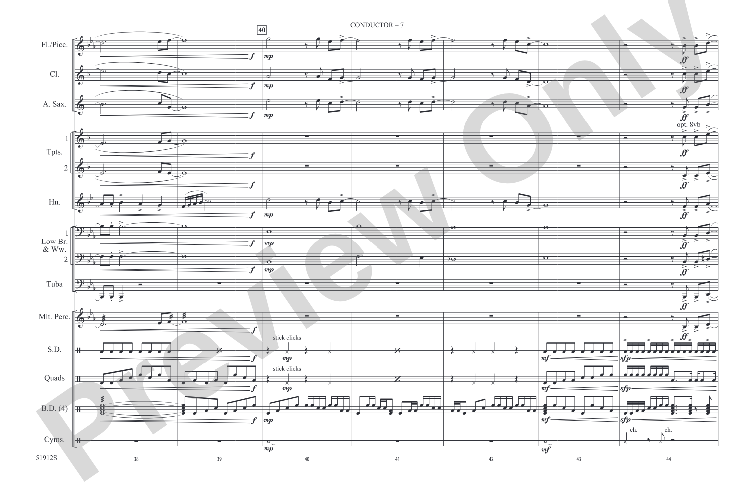 Hot N Cold: Marching Band Conductor Score & Parts