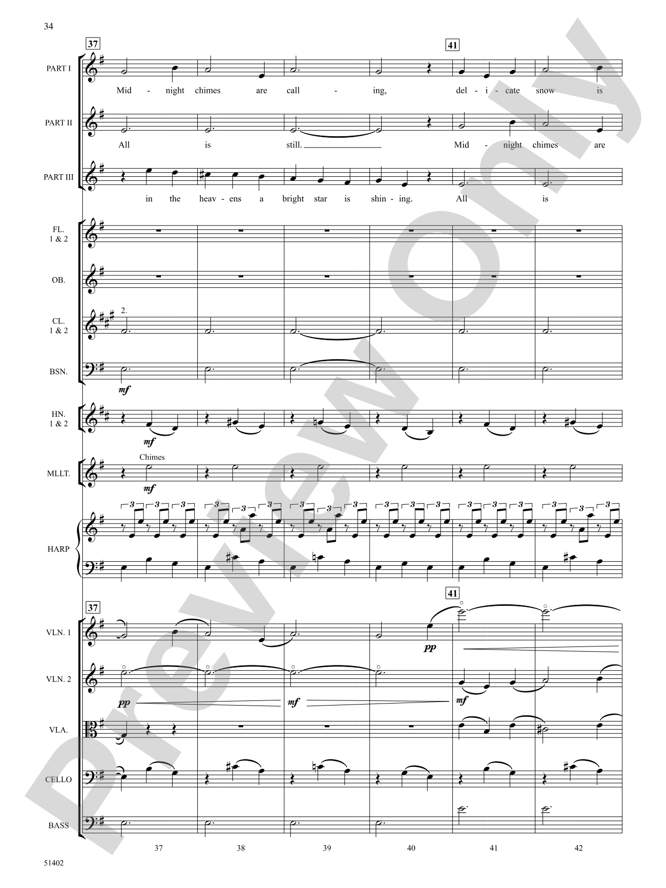 Four Seasonal Rounds: Orchestration