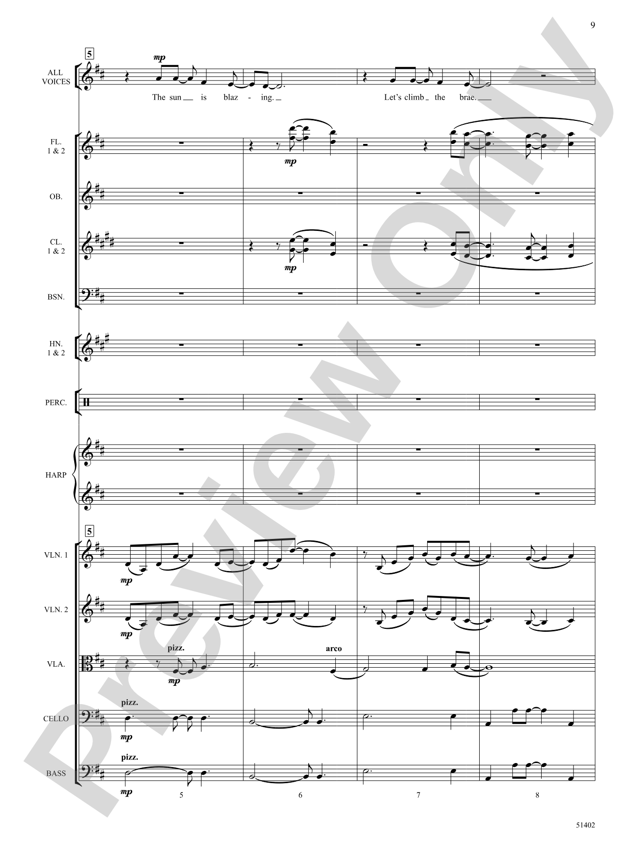 Four Seasonal Rounds: Orchestration