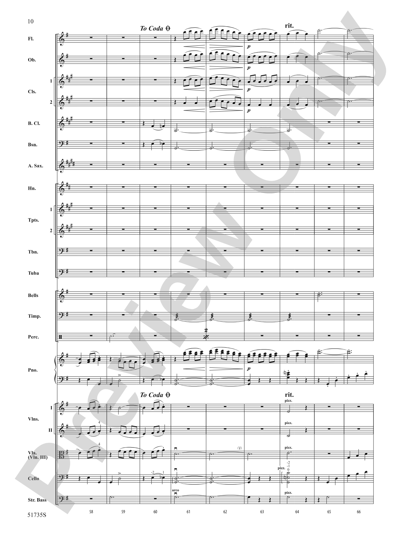 Flower Duet: Full Orchestra Conductor Score & Parts
