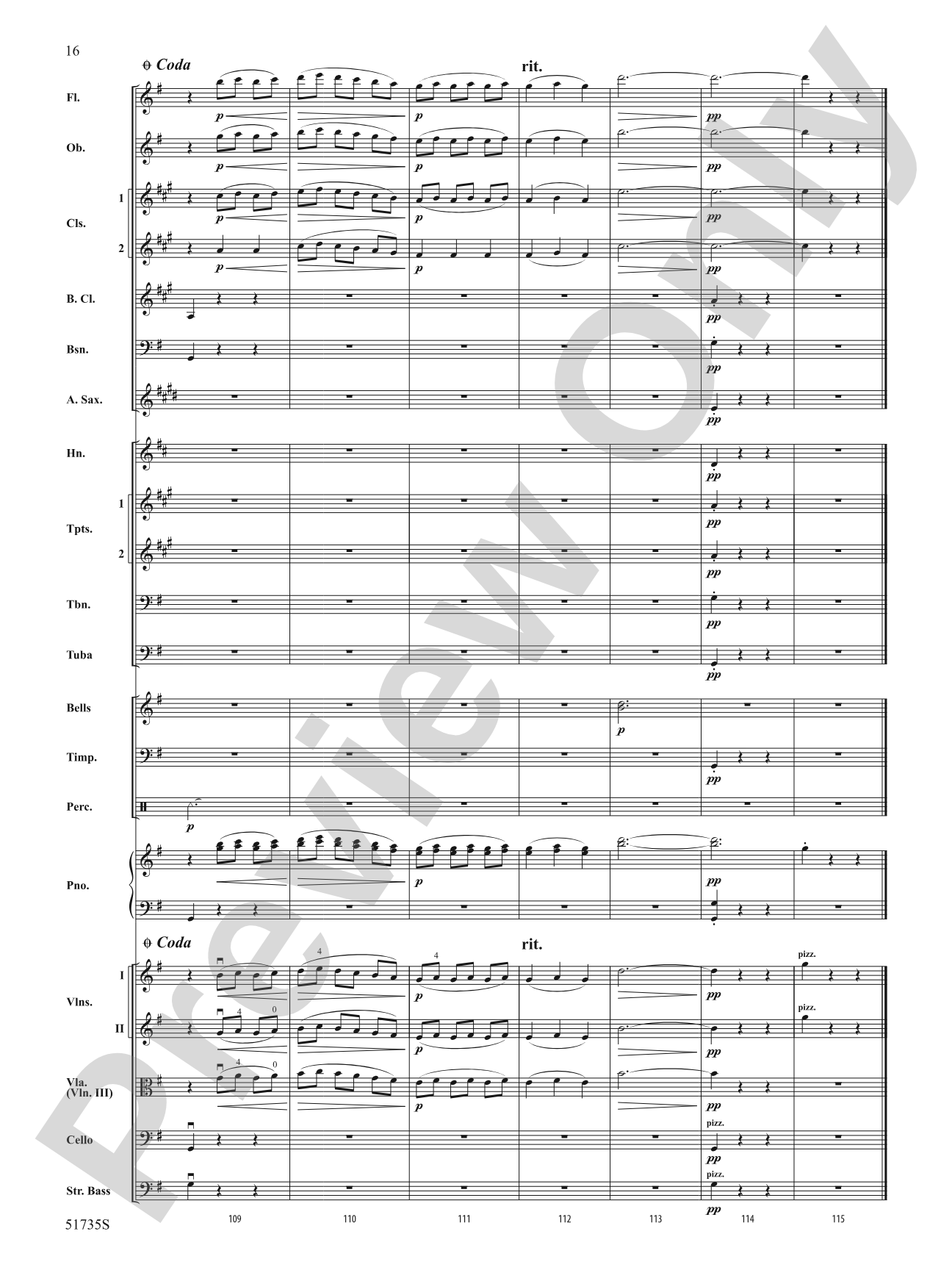 Flower Duet: Full Orchestra Conductor Score & Parts
