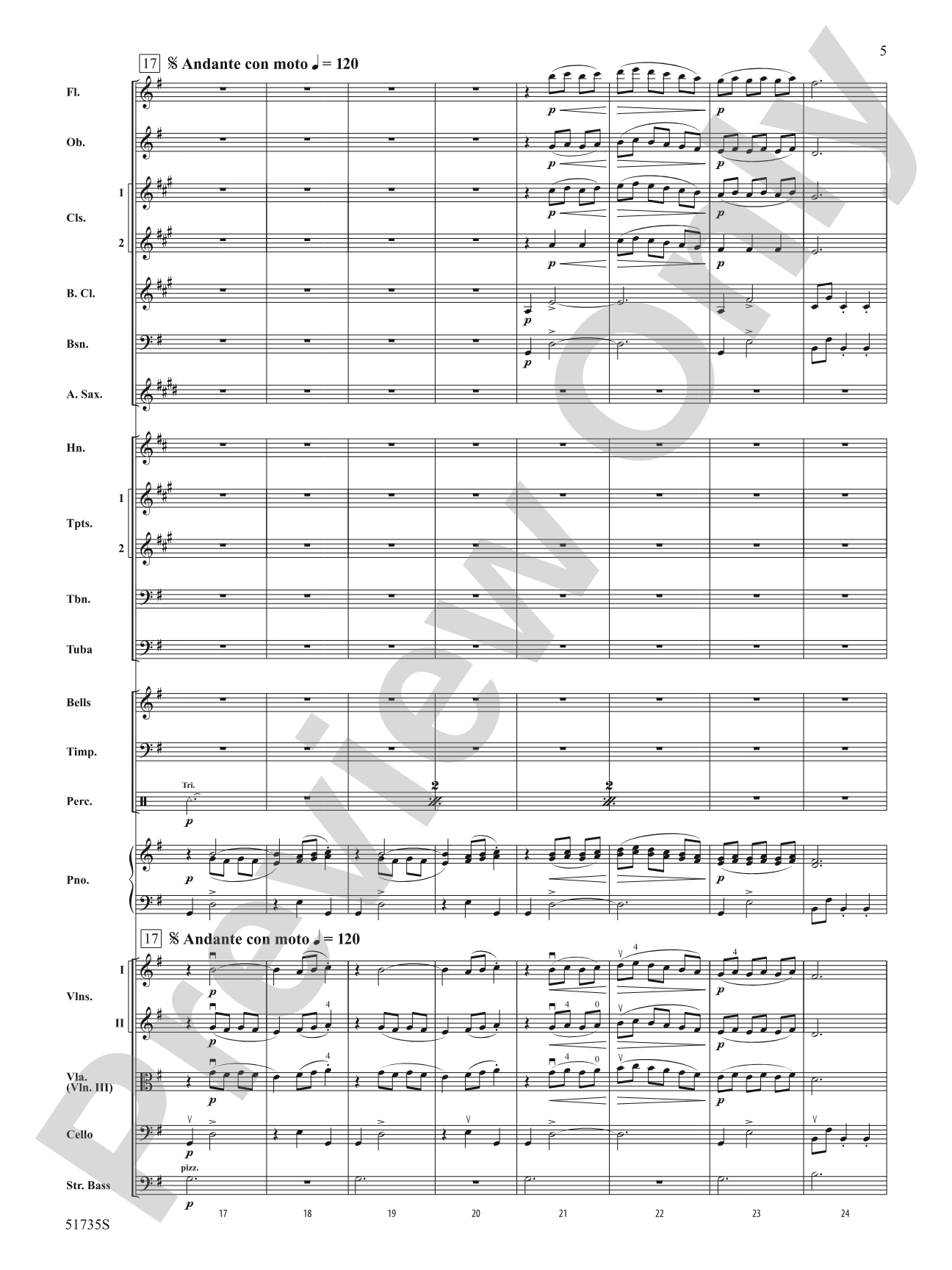 Flower Duet: Full Orchestra Conductor Score & Parts
