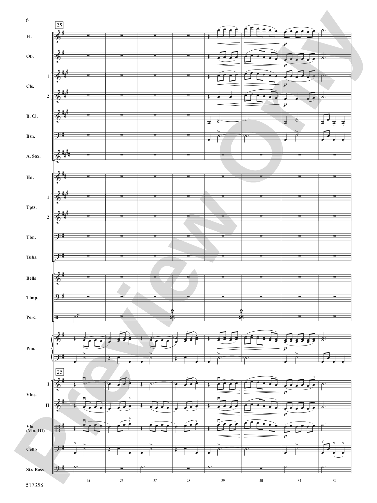Flower Duet: Full Orchestra Conductor Score & Parts