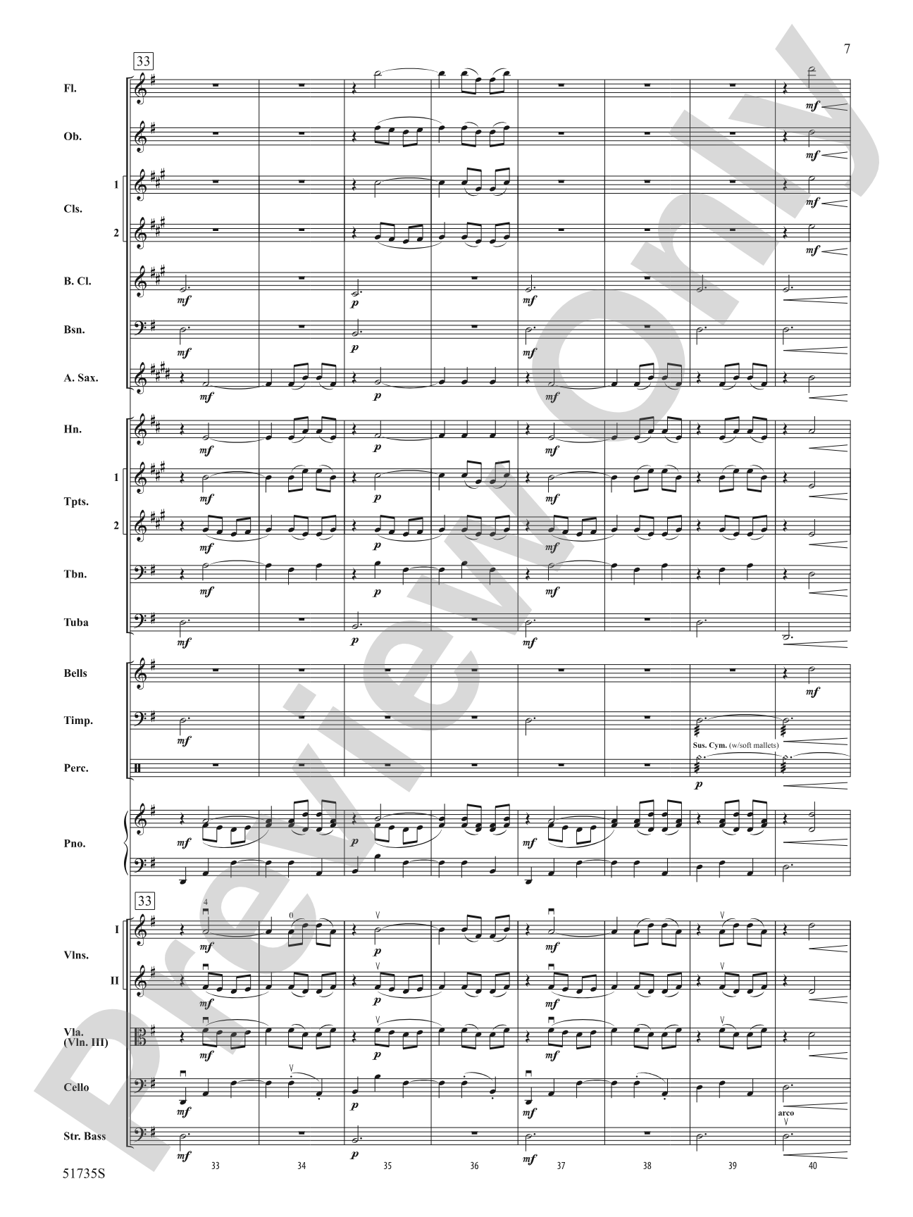 Flower Duet: Full Orchestra Conductor Score & Parts