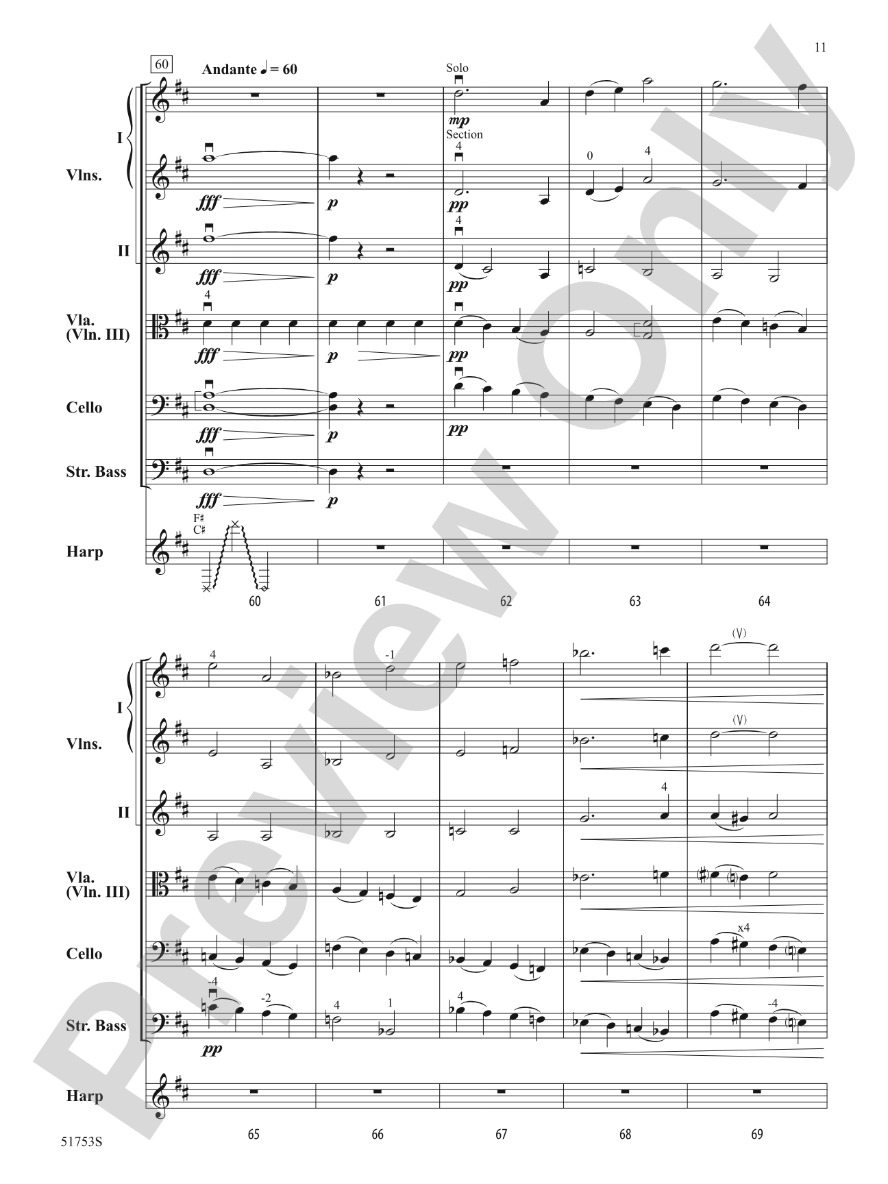 Flight of the Ice Dragon: String Orchestra Conductor Score & Parts