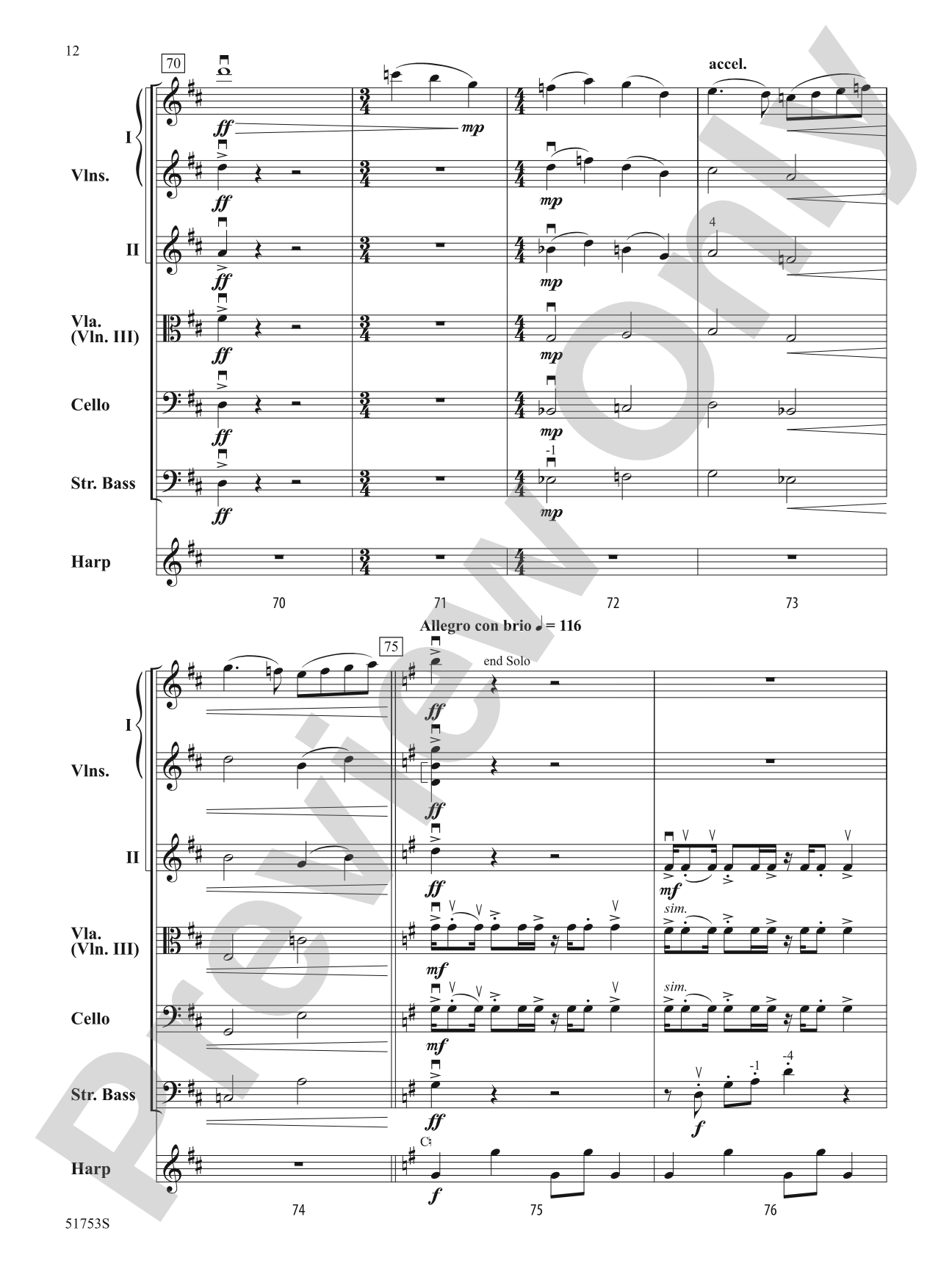 Flight of the Ice Dragon: String Orchestra Conductor Score & Parts
