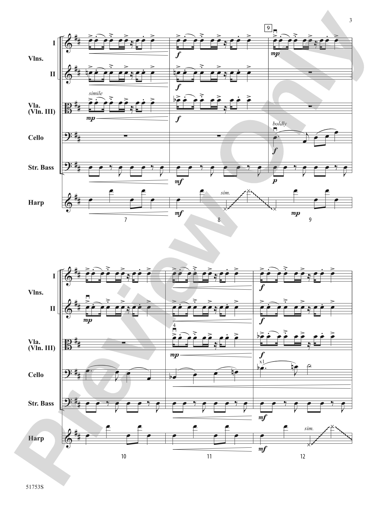 Flight of the Ice Dragon: String Orchestra Conductor Score & Parts