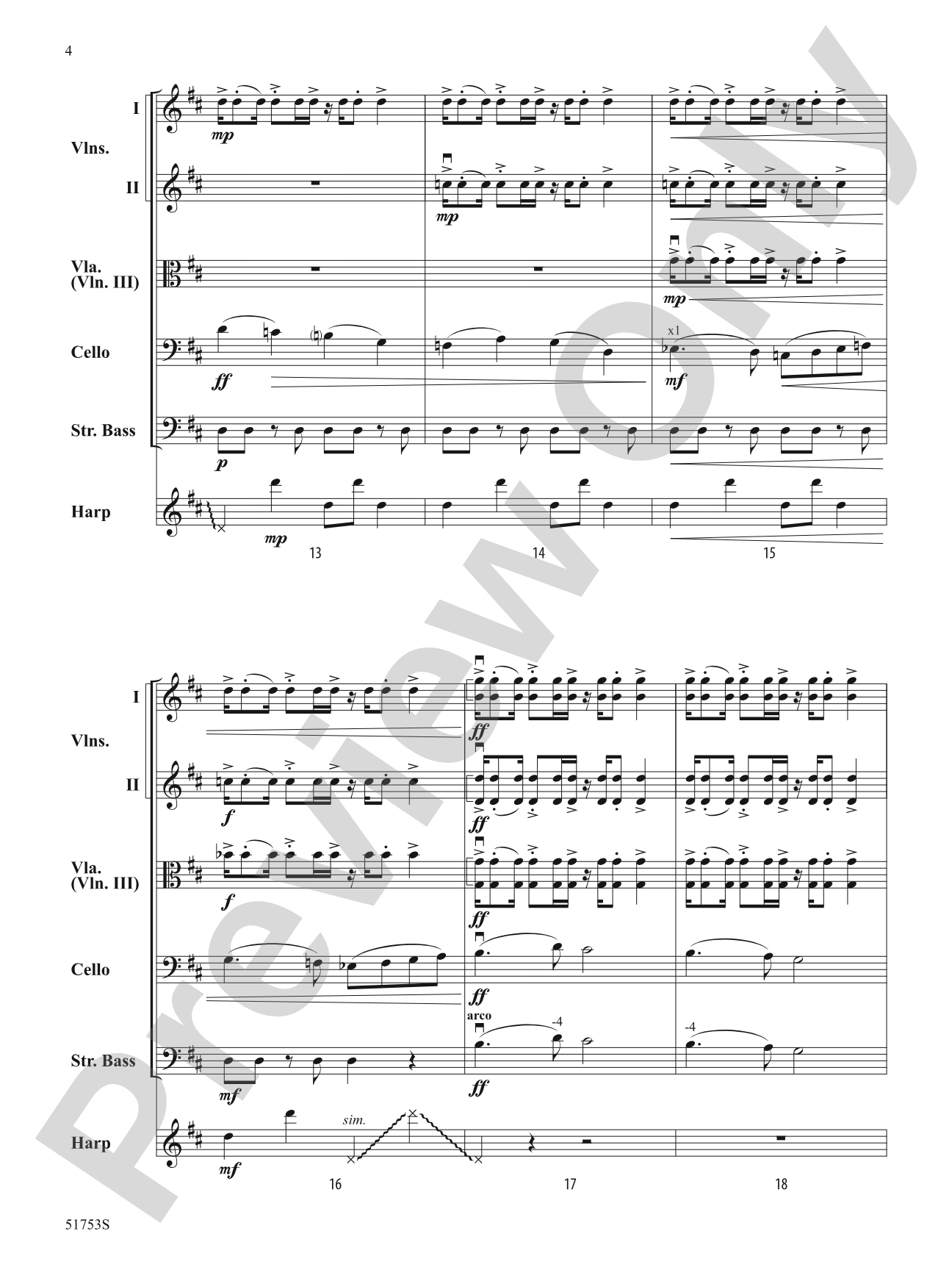 Flight of the Ice Dragon: String Orchestra Conductor Score & Parts