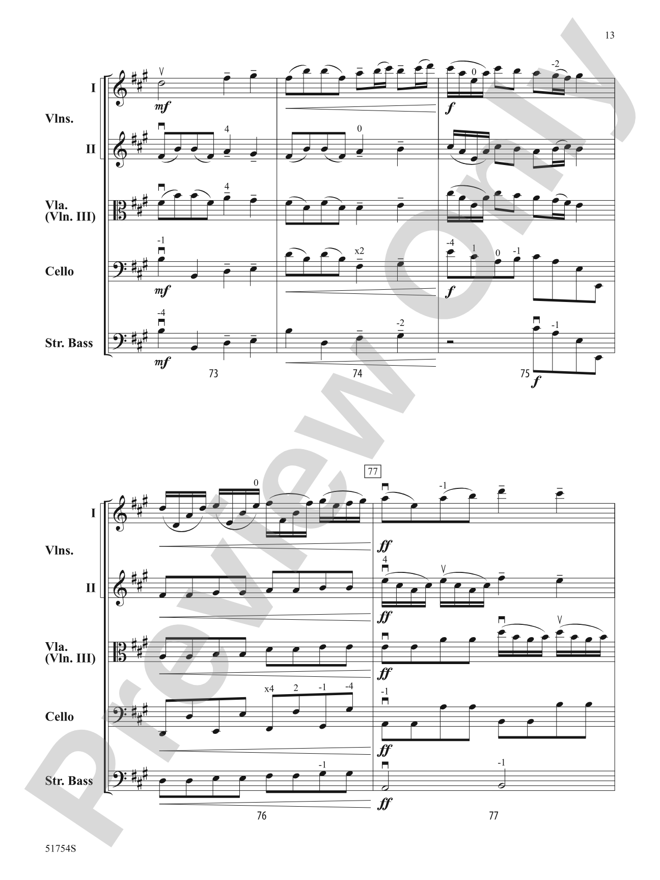 Final Voyage: String Orchestra Conductor Score & Parts