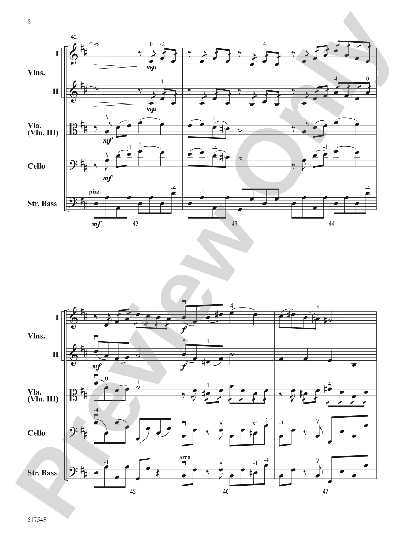 Final Voyage: String Orchestra Conductor Score & Parts