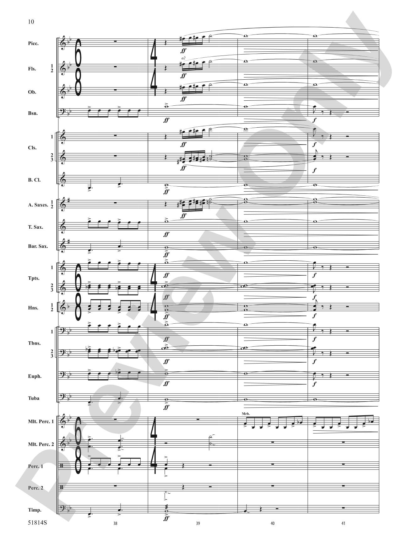 Windstorm: Concert Band Conductor Score & Parts