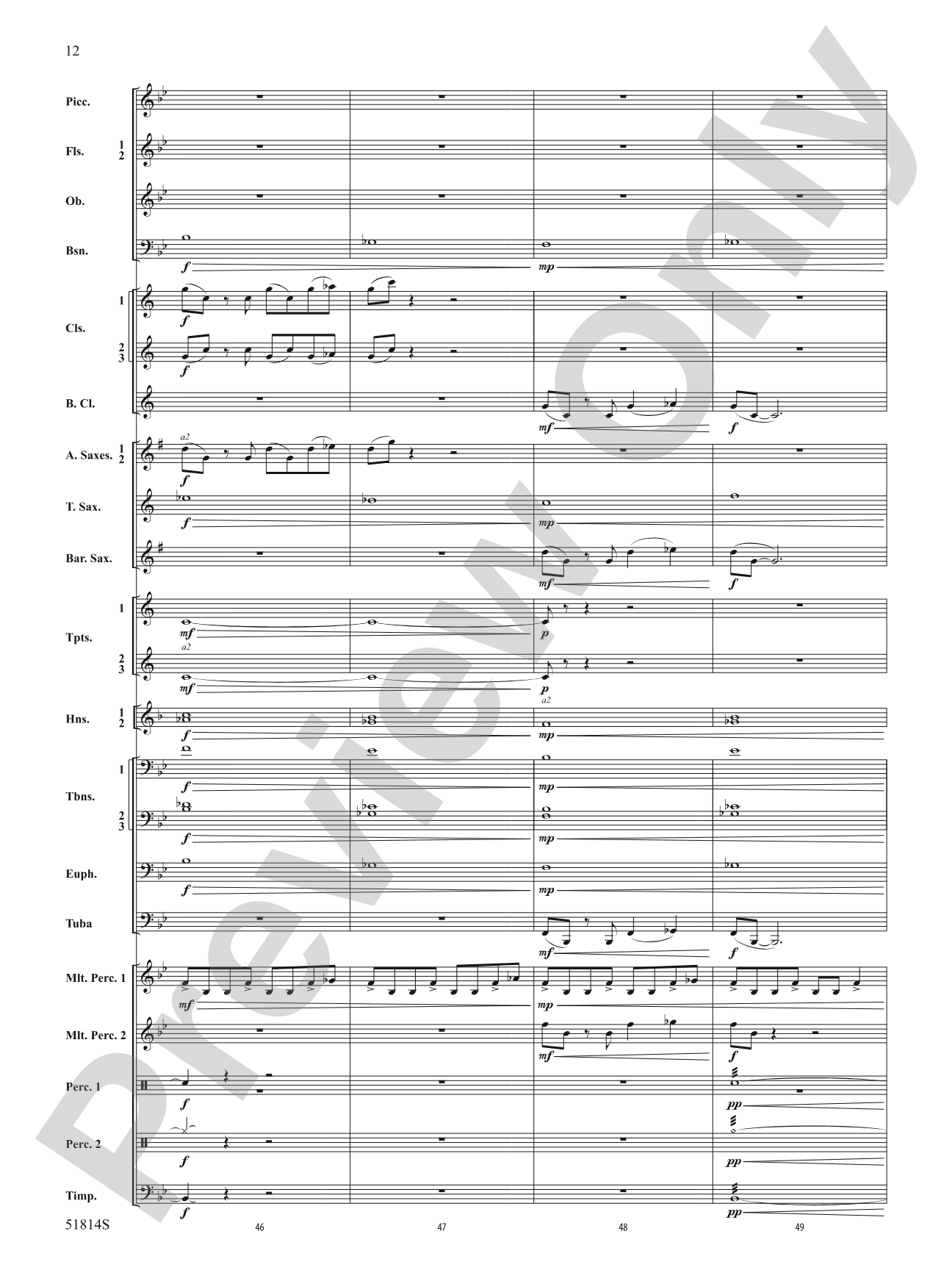 Windstorm: Concert Band Conductor Score & Parts