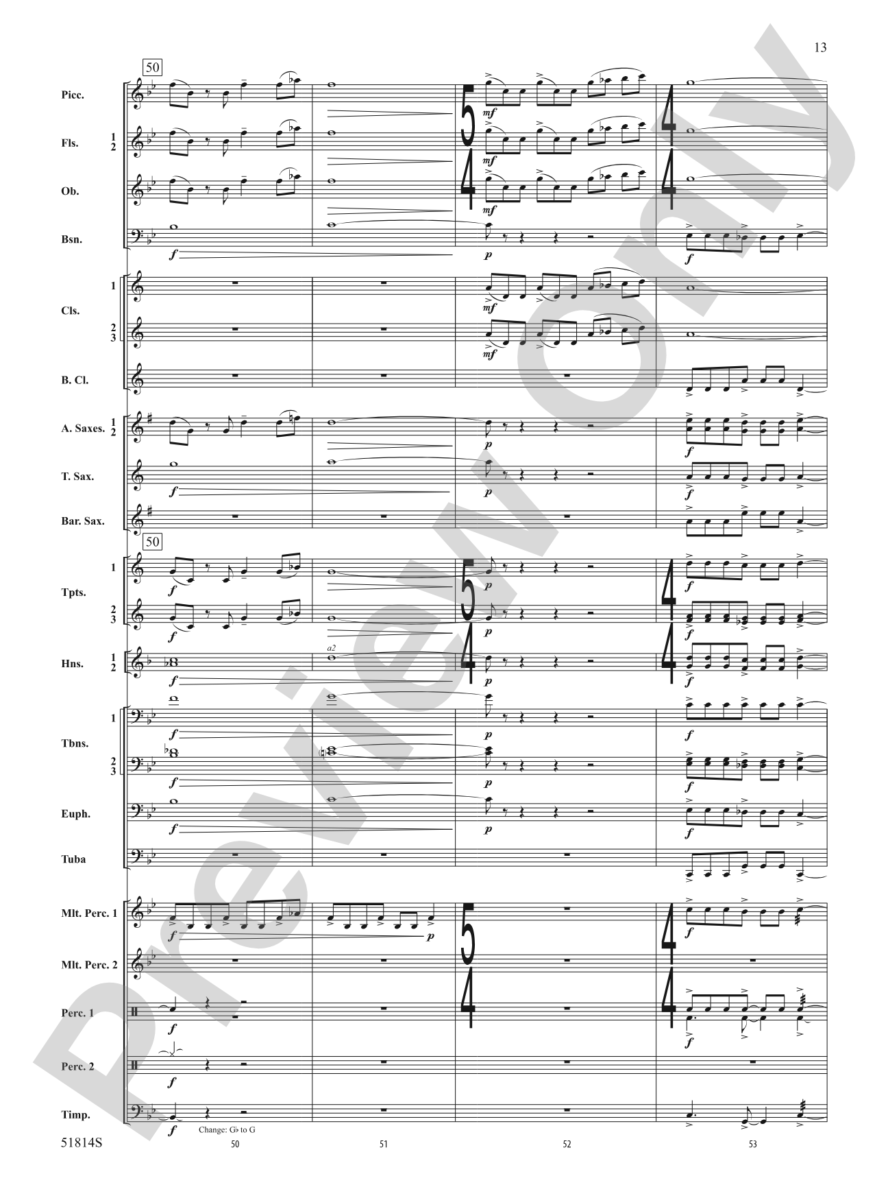 Windstorm: Concert Band Conductor Score & Parts