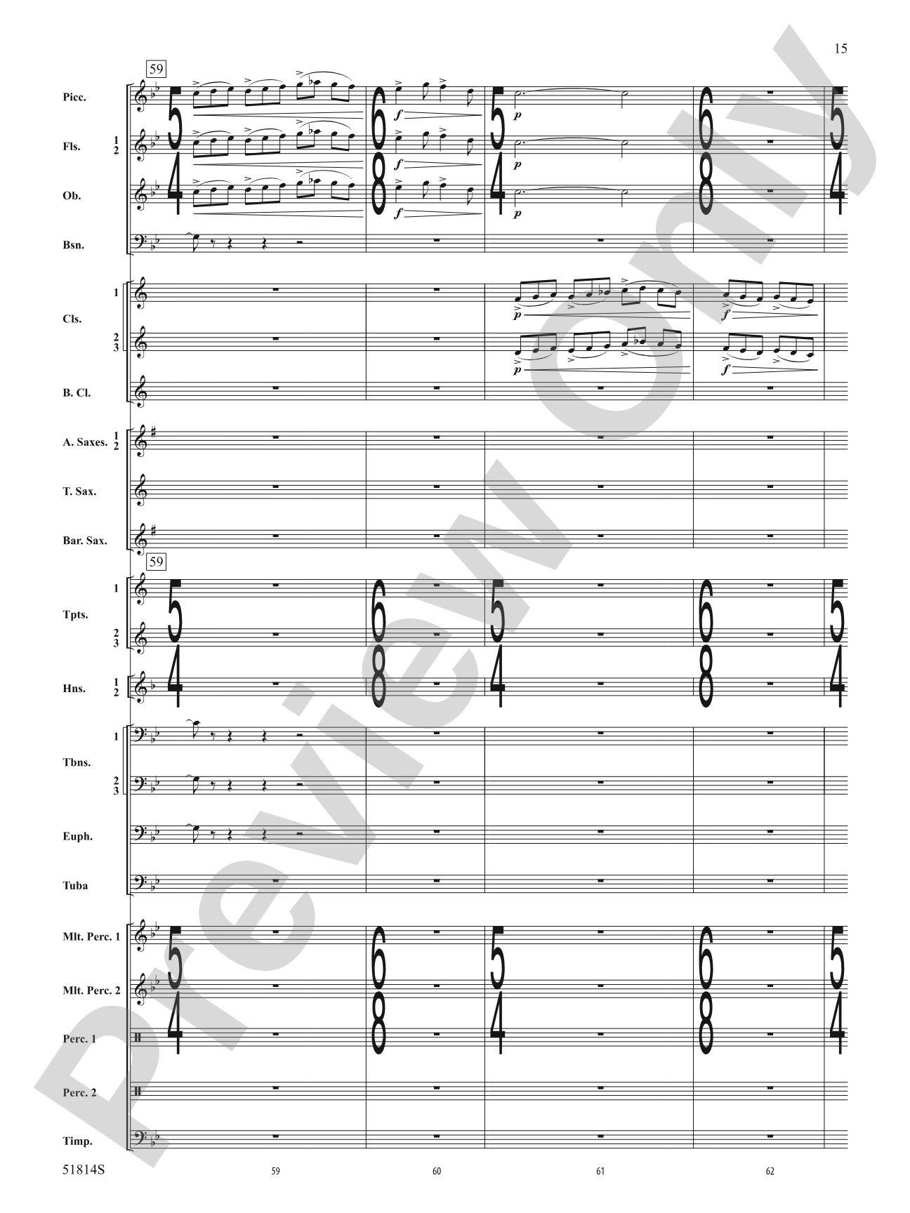 Windstorm: Concert Band Conductor Score & Parts