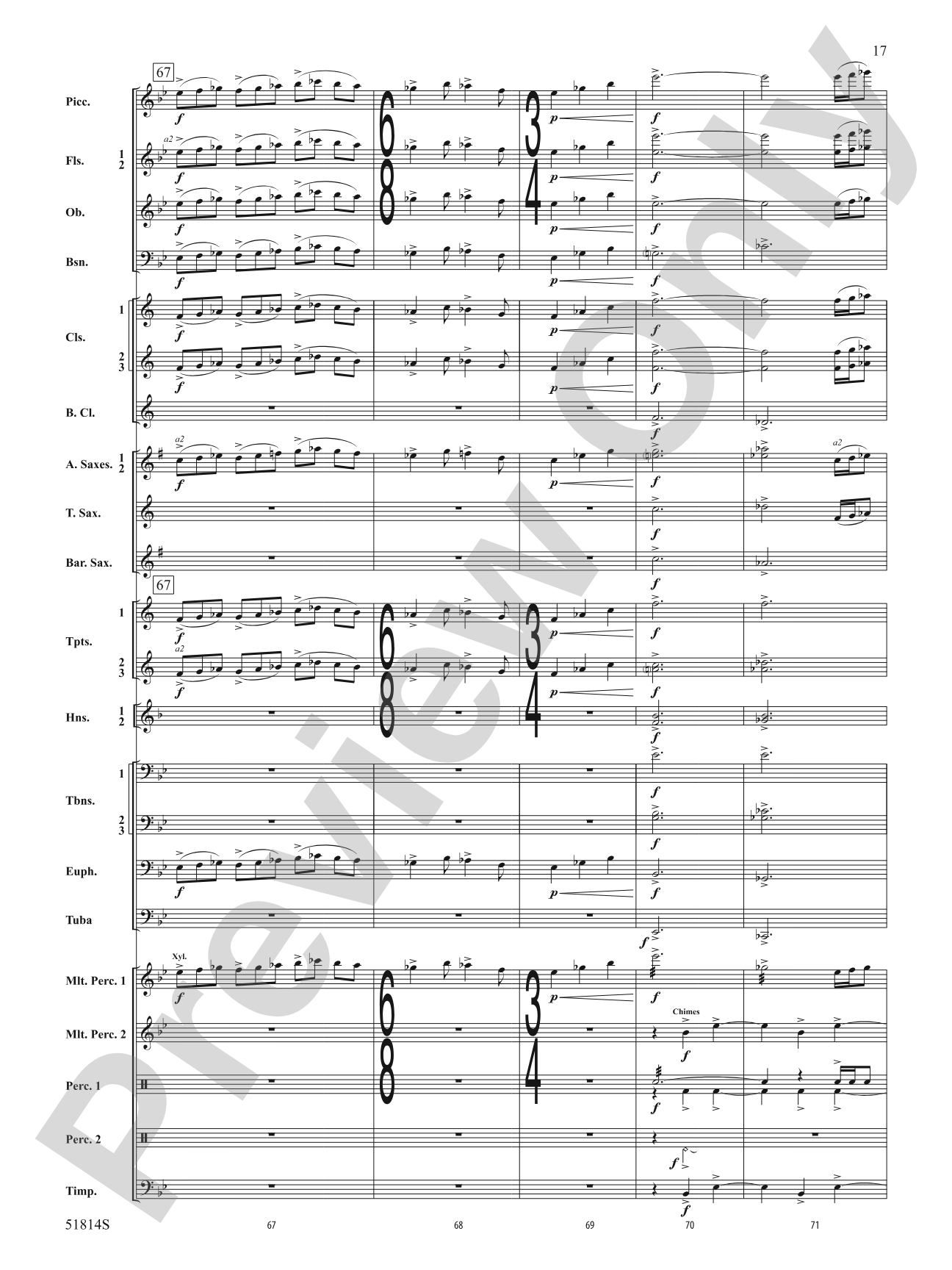 Windstorm: Concert Band Conductor Score & Parts