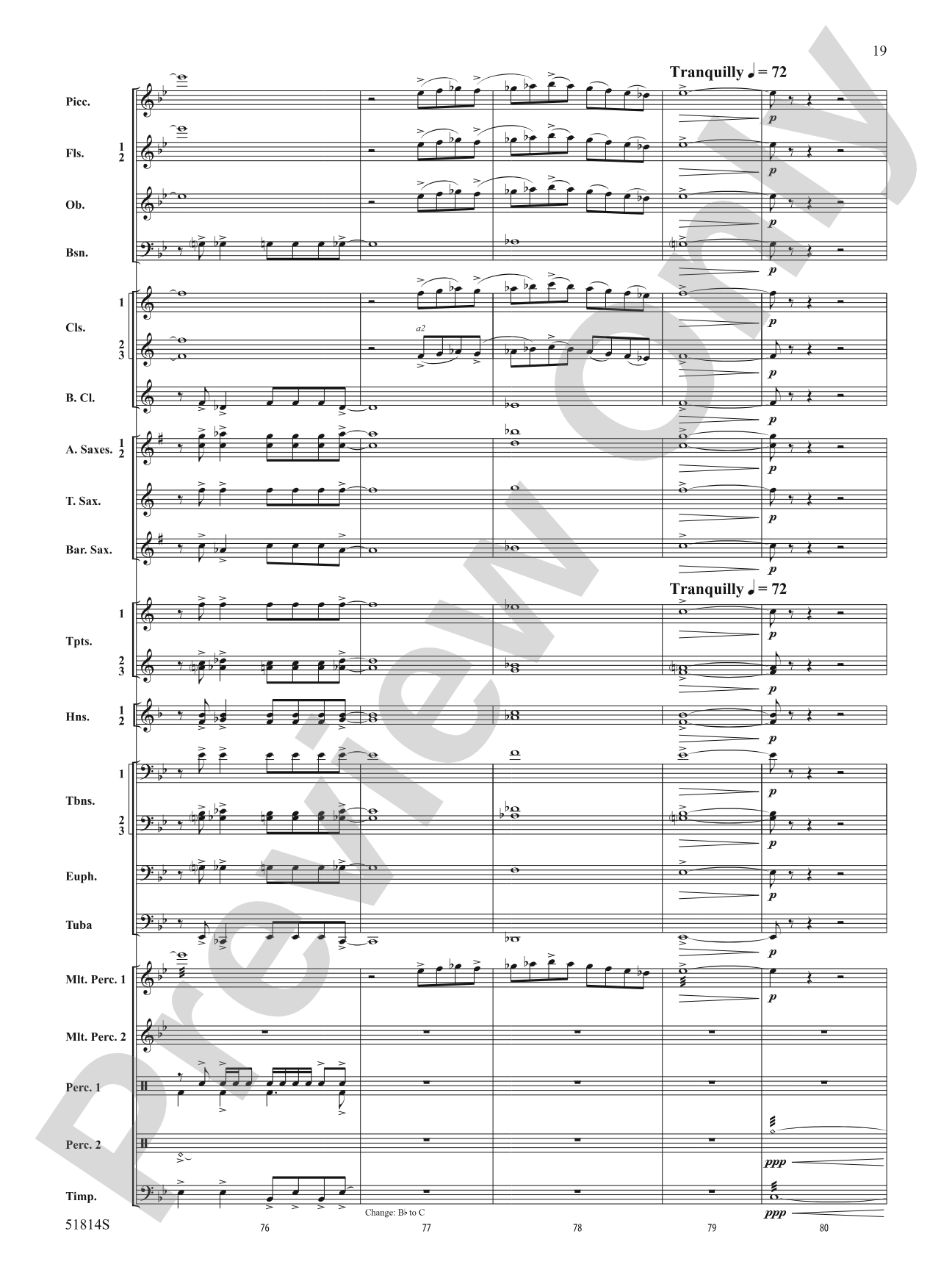 Windstorm: Concert Band Conductor Score & Parts