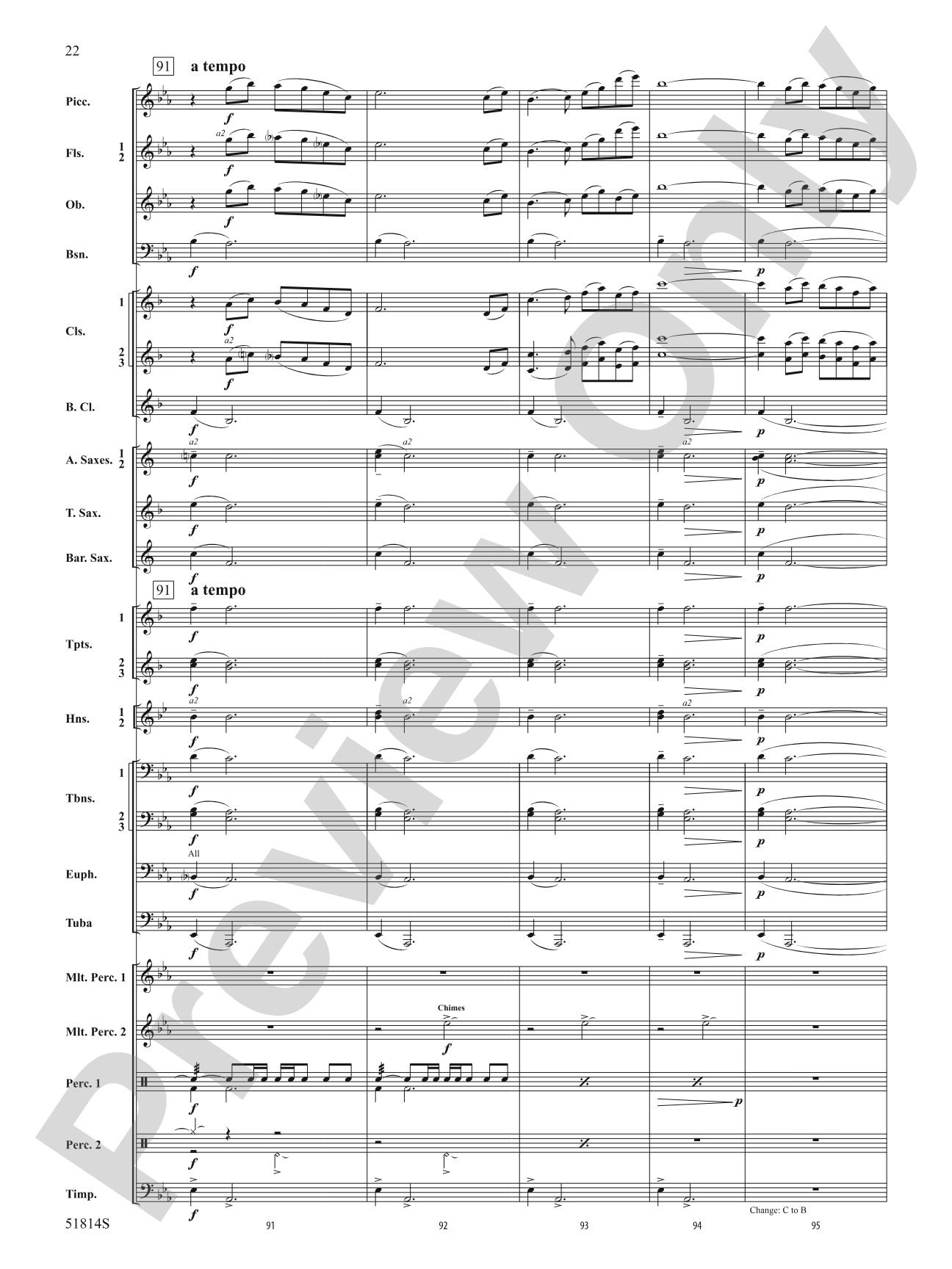Windstorm: Concert Band Conductor Score & Parts
