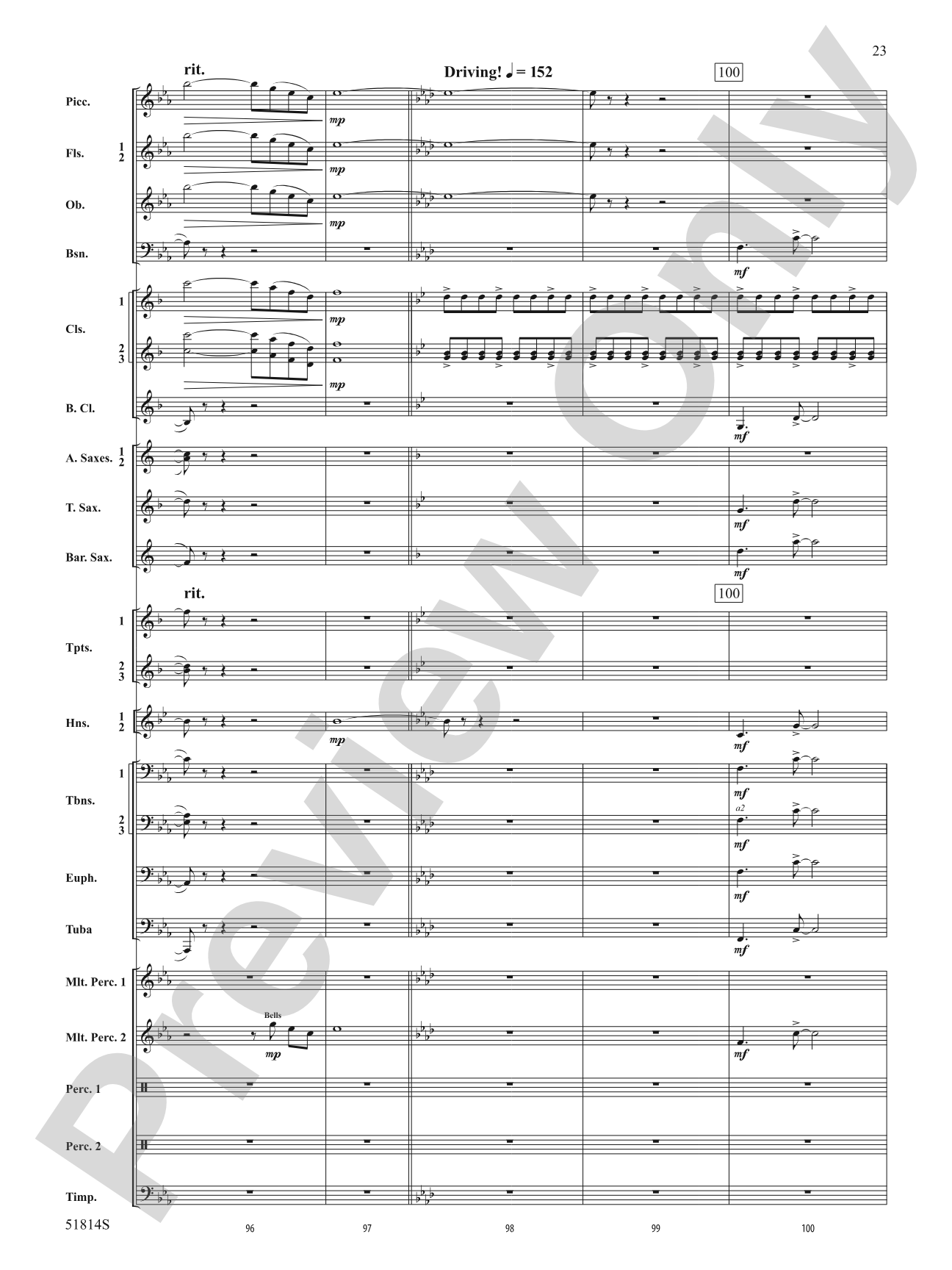 Windstorm: Concert Band Conductor Score & Parts