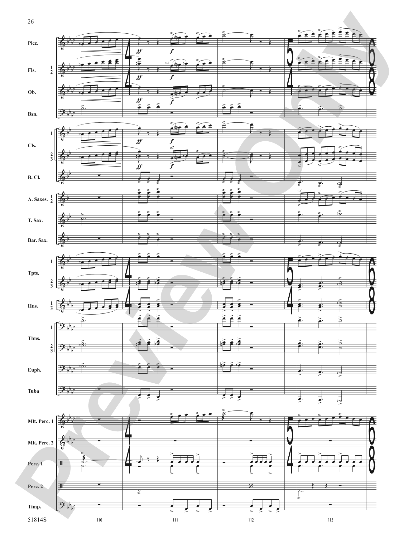 Windstorm: Concert Band Conductor Score & Parts