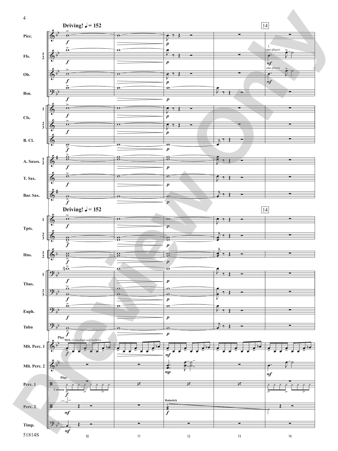Windstorm: Concert Band Conductor Score & Parts