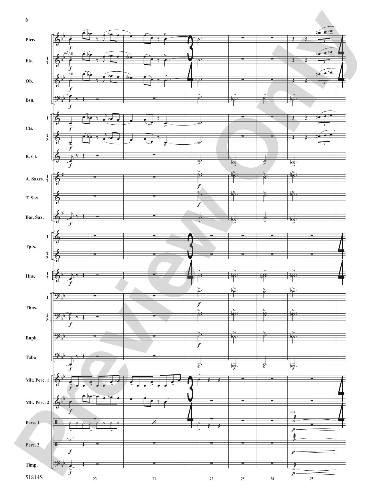 Windstorm: Concert Band Conductor Score & Parts