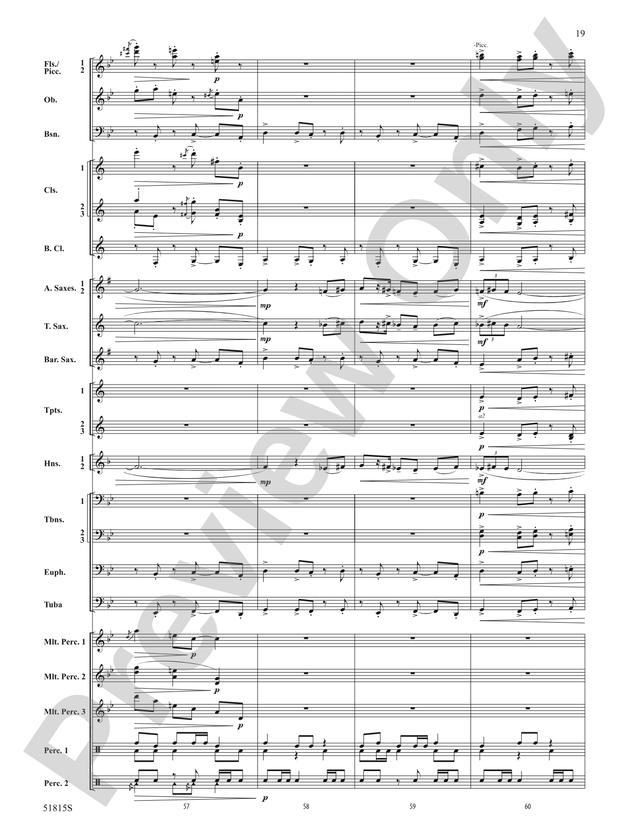 Festival: Concert Band Conductor Score & Parts