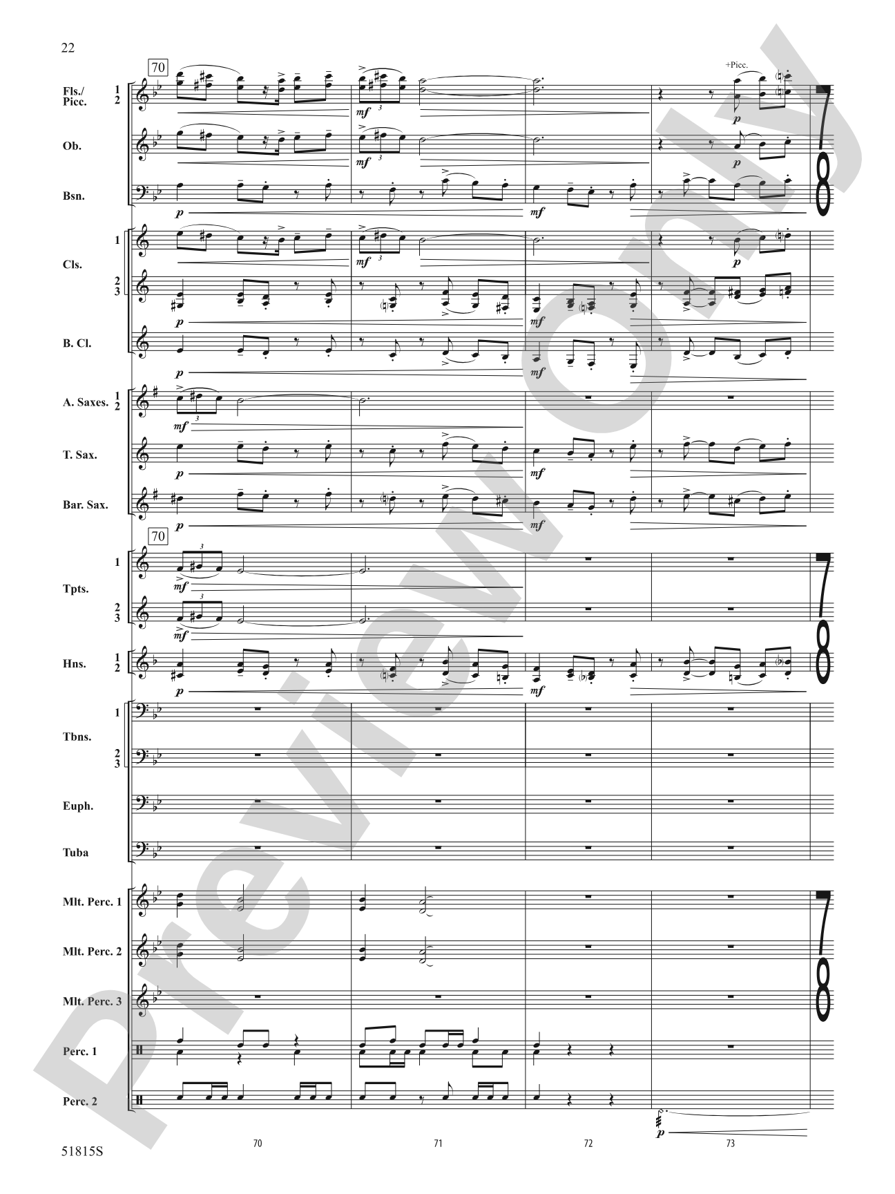 Festival: Concert Band Conductor Score & Parts