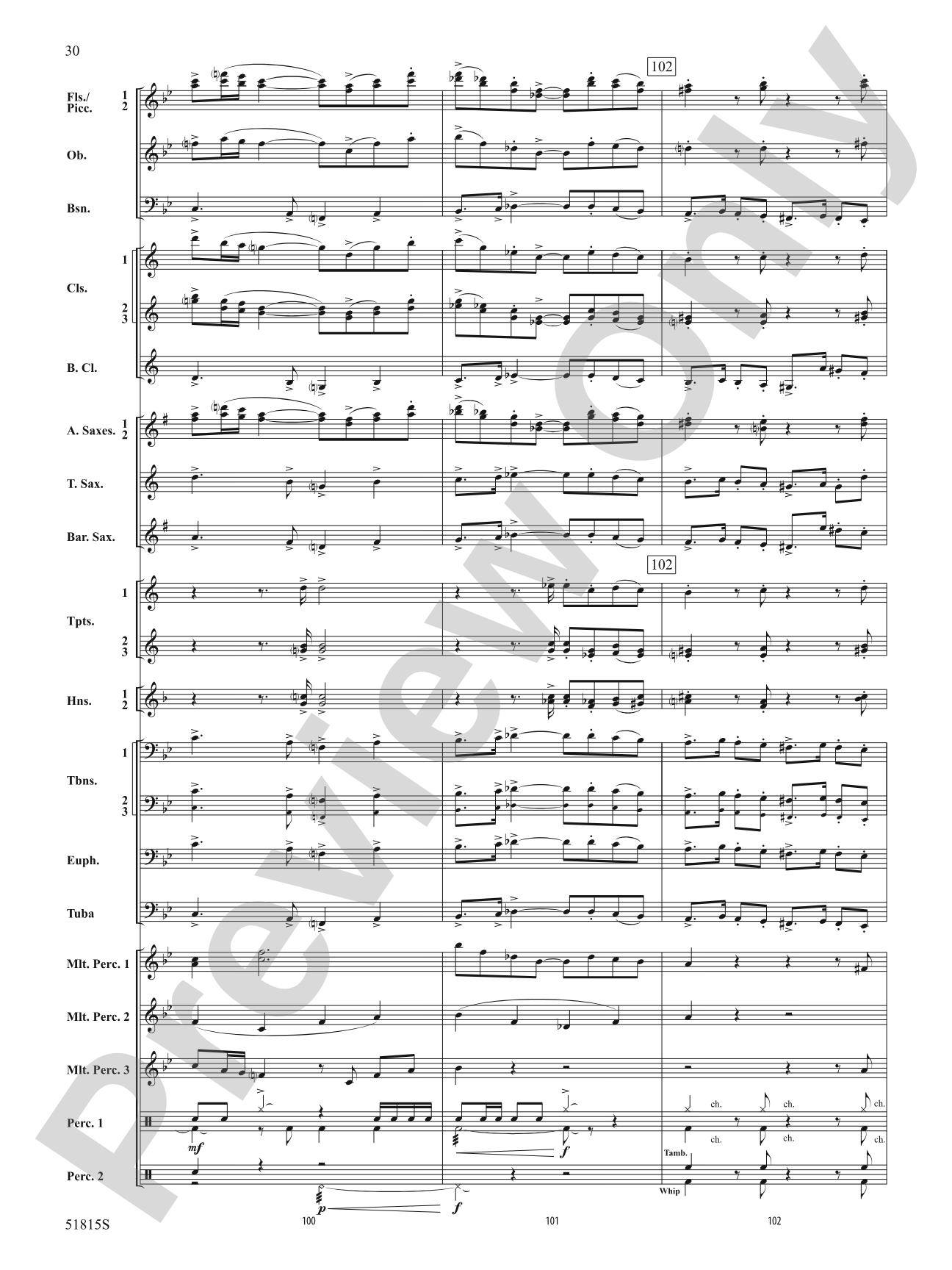 Festival: Concert Band Conductor Score & Parts