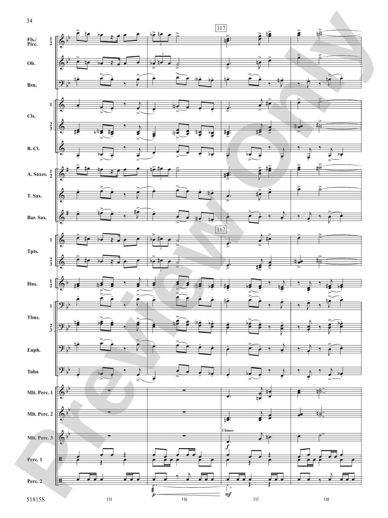 Festival: Concert Band Conductor Score & Parts