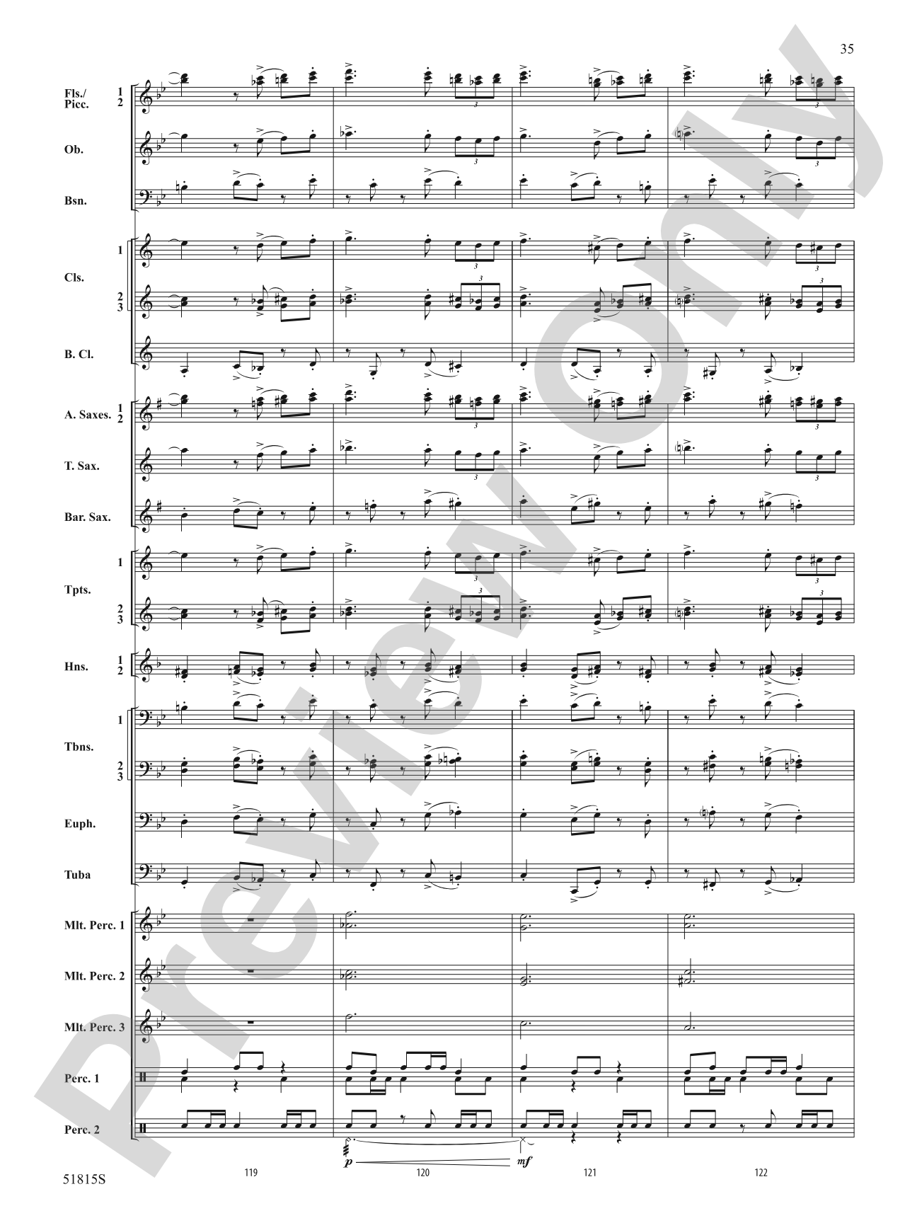 Festival: Concert Band Conductor Score & Parts