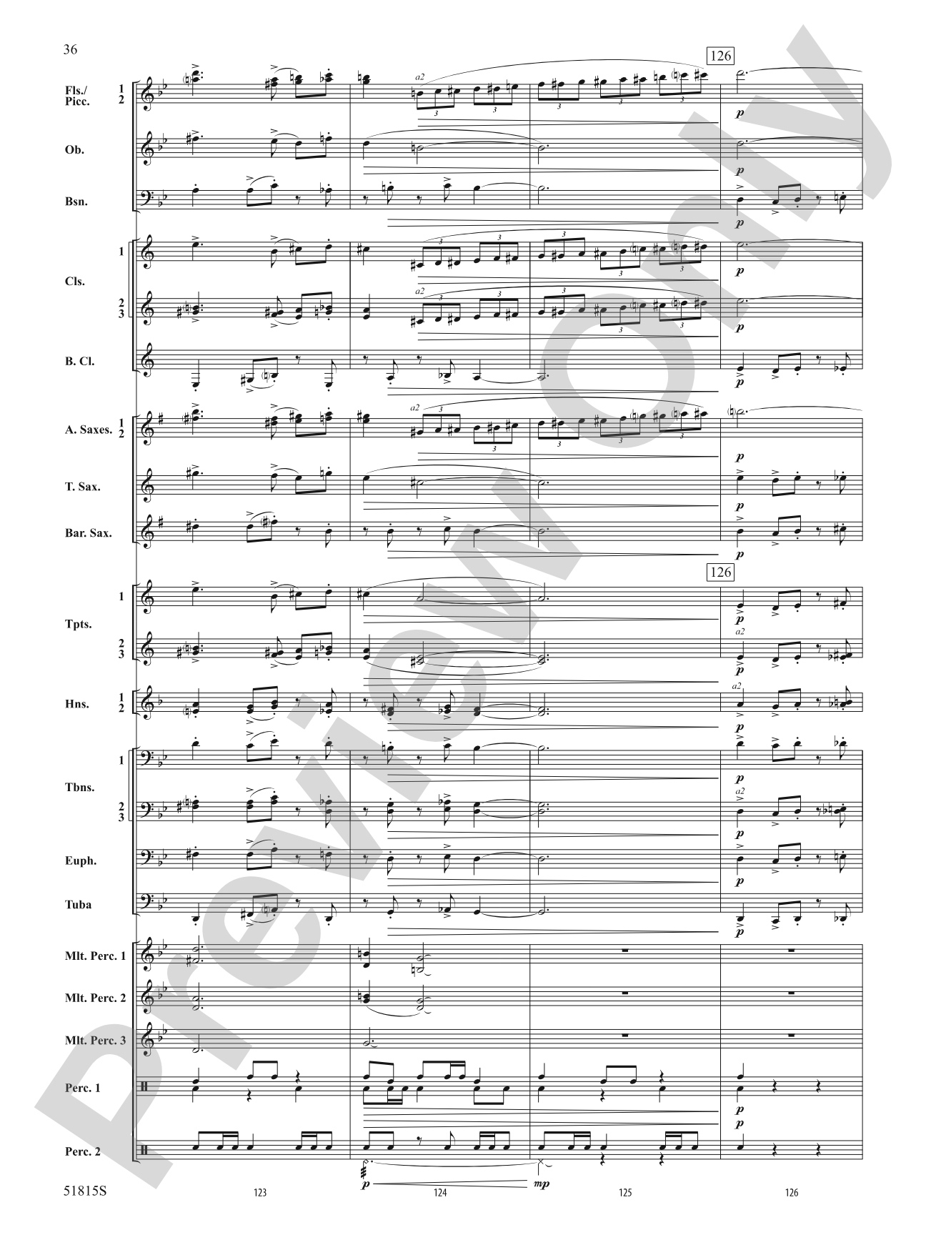 Festival: Concert Band Conductor Score & Parts