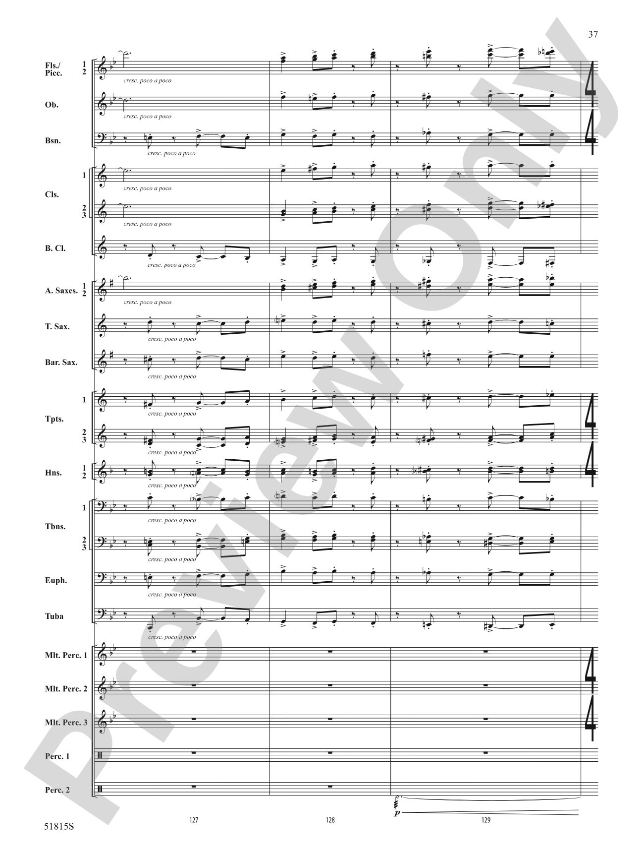 Festival: Concert Band Conductor Score & Parts