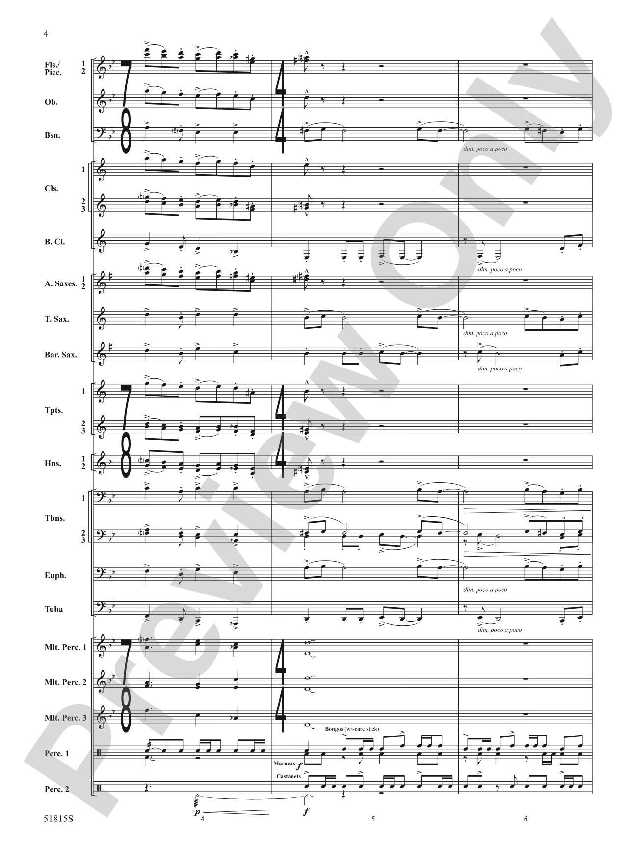 Festival: Concert Band Conductor Score & Parts