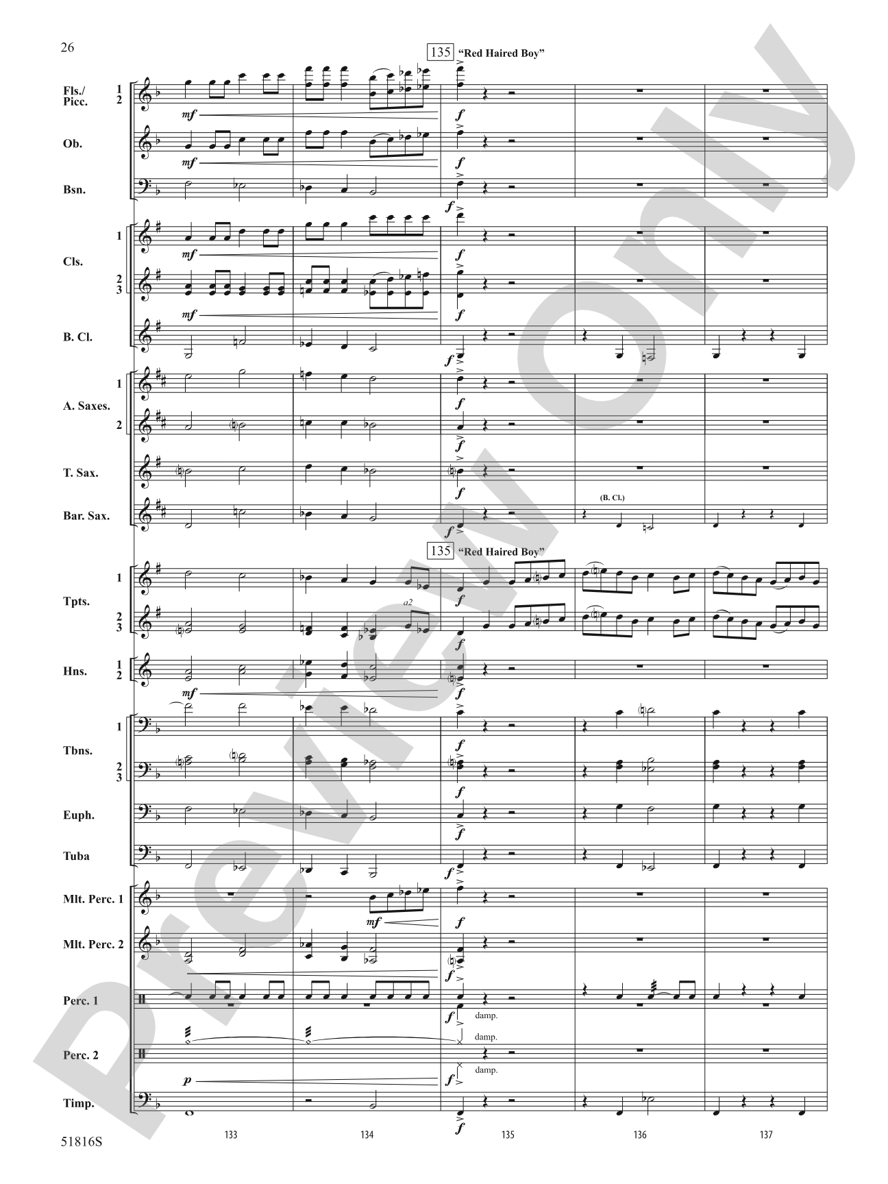 Erin Go Bragh: Concert Band Conductor Score & Parts