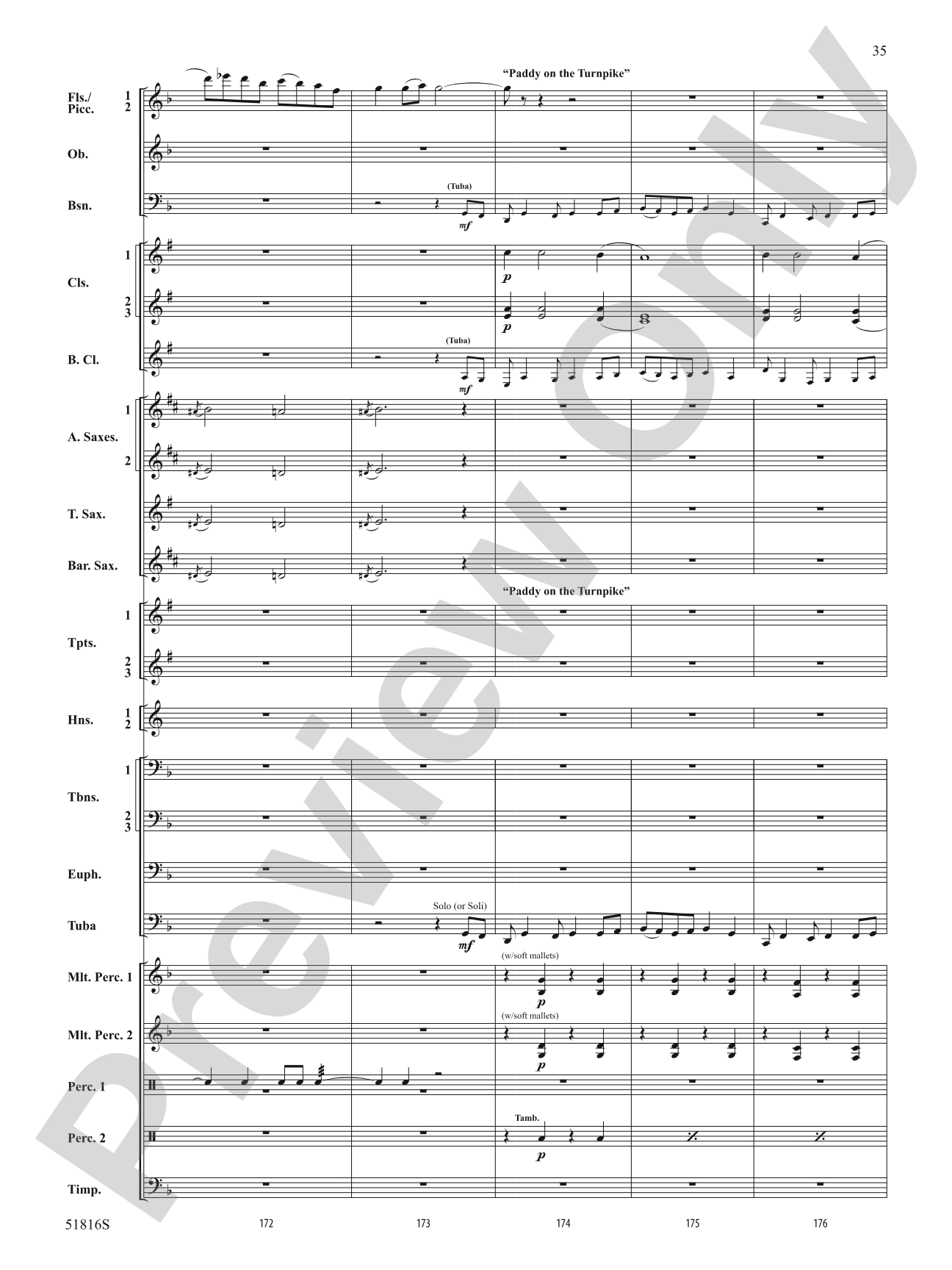 Erin Go Bragh: Concert Band Conductor Score & Parts
