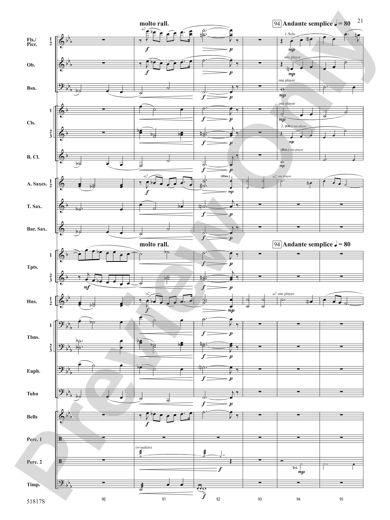 Trip the Light Fantastic!: Score