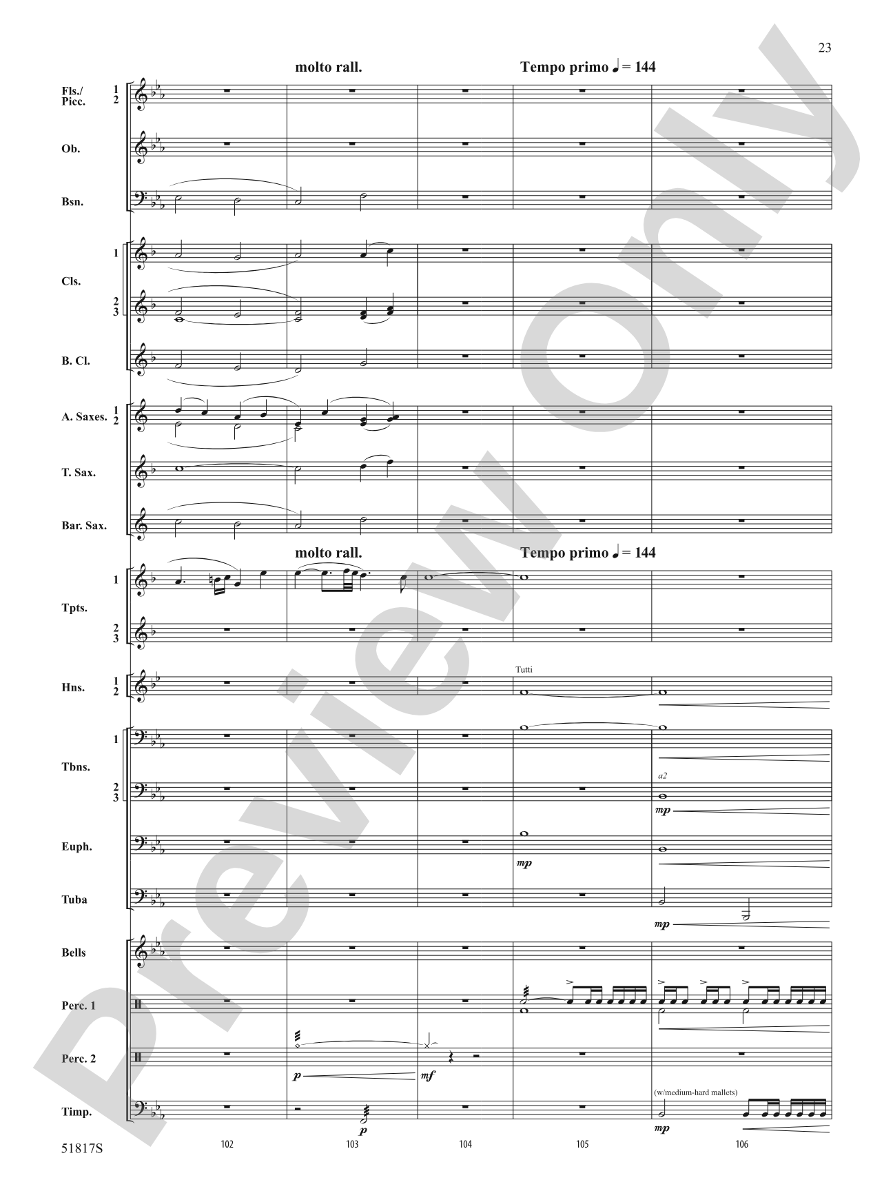 Trip the Light Fantastic!: Score