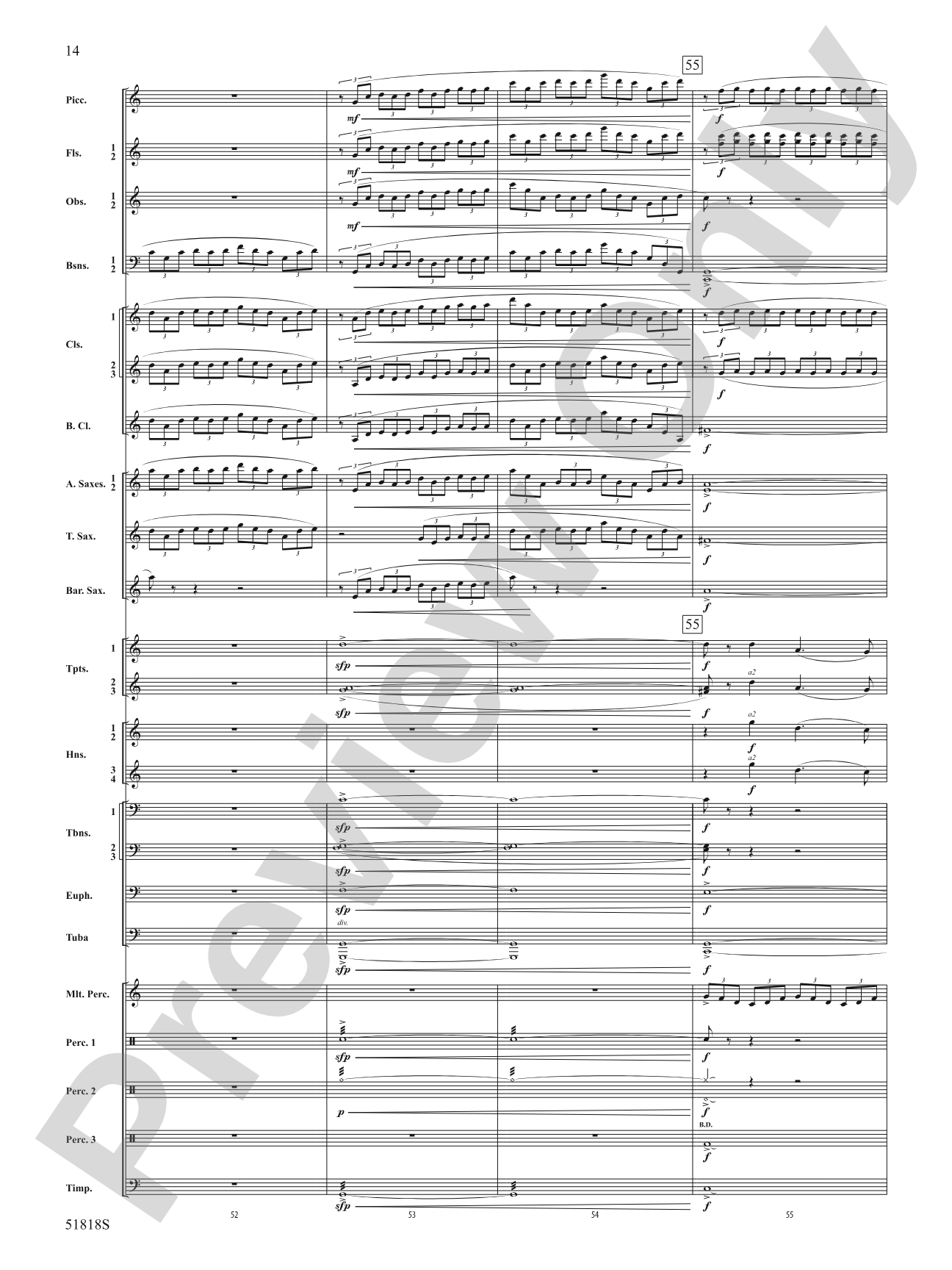 Champions of the Sky: Concert Band Conductor Score & Parts
