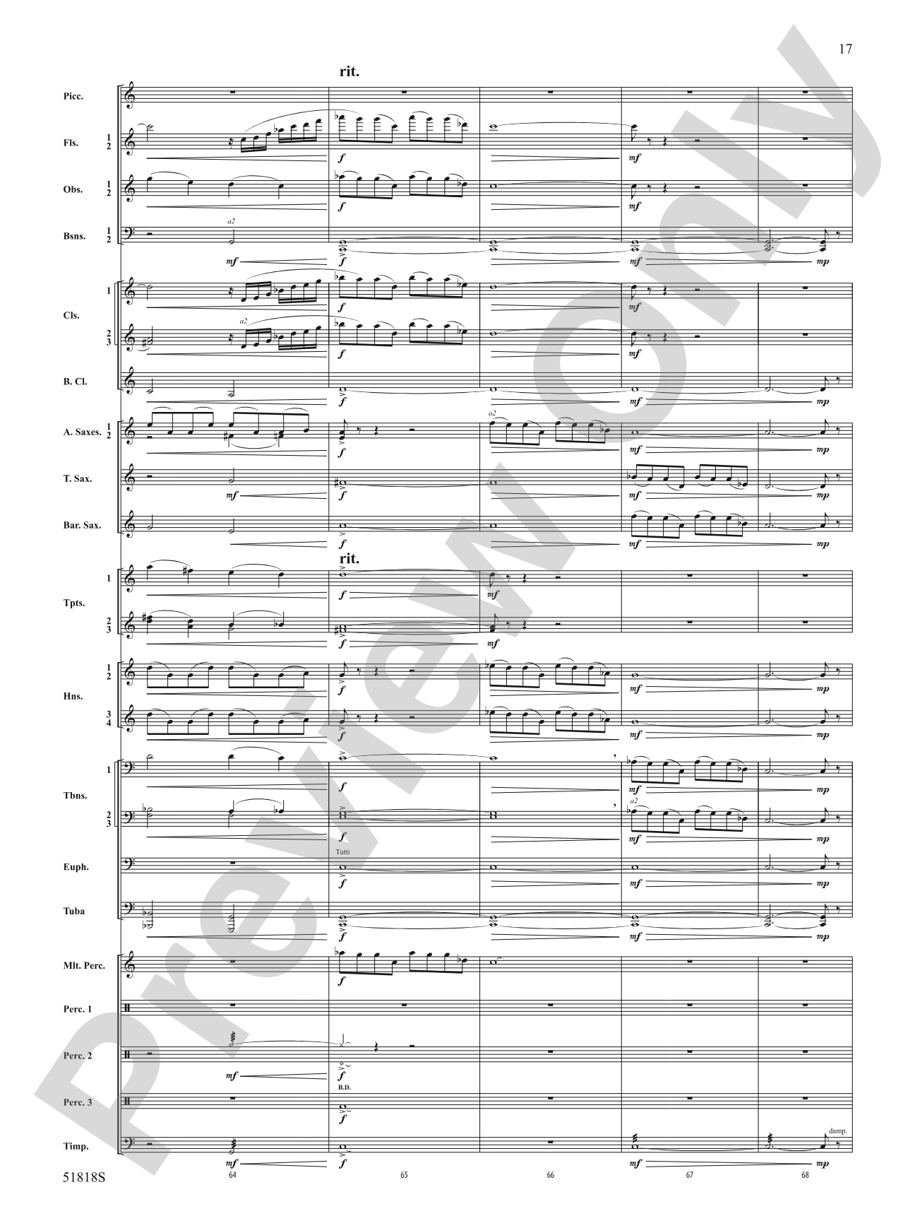 Champions of the Sky: Concert Band Conductor Score & Parts