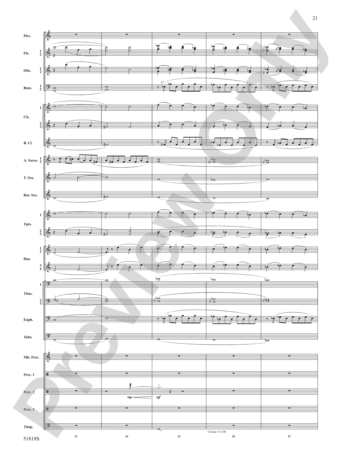 Champions of the Sky: Concert Band Conductor Score & Parts