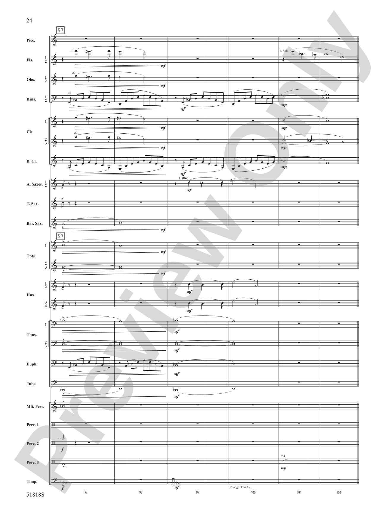 Champions of the Sky: Concert Band Conductor Score & Parts