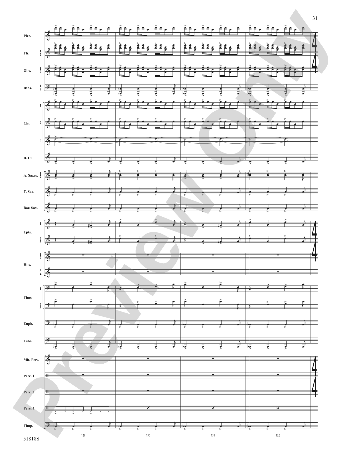 Champions of the Sky: Concert Band Conductor Score & Parts