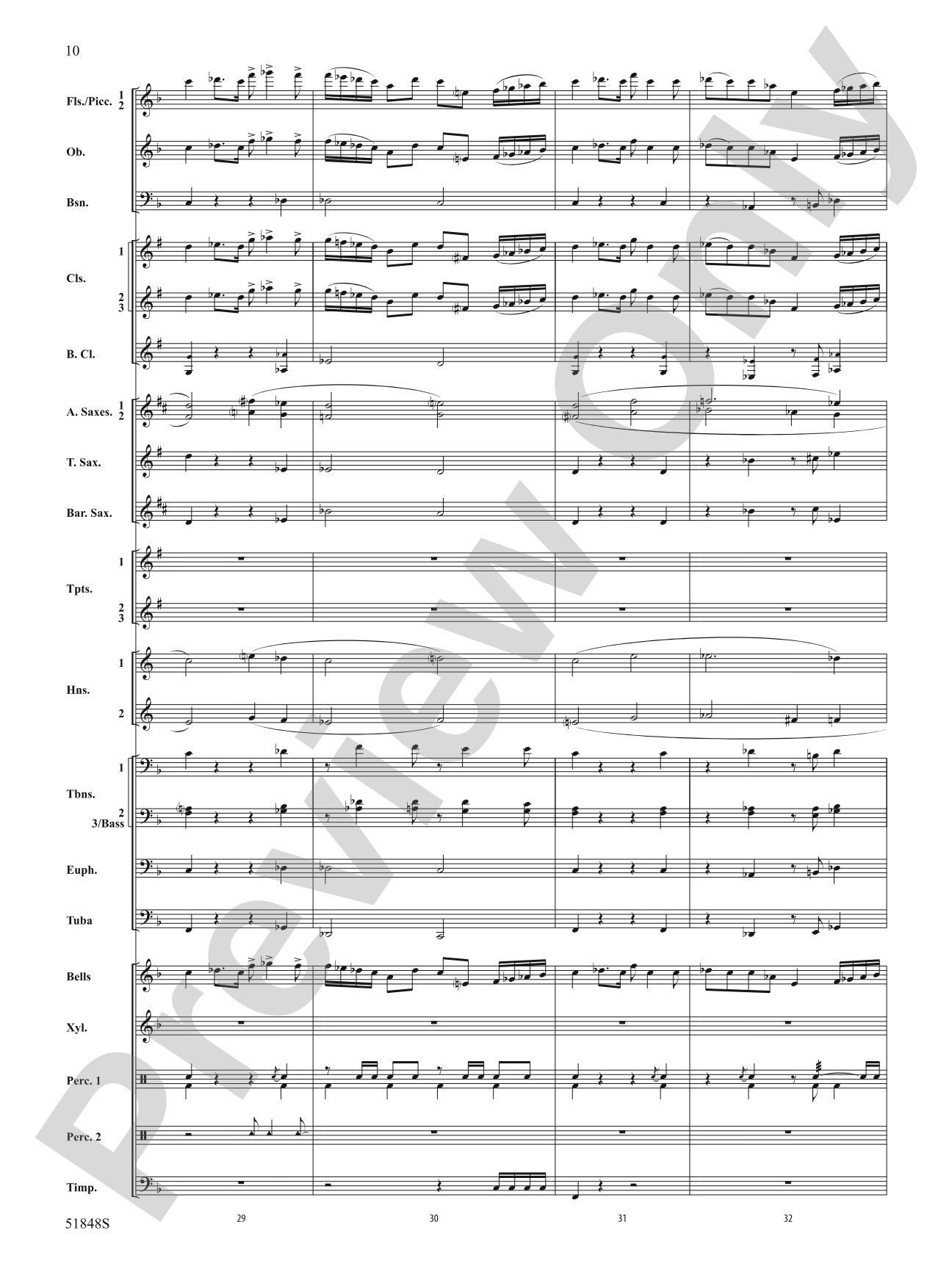 Furious Granite: Concert Band Conductor Score & Parts
