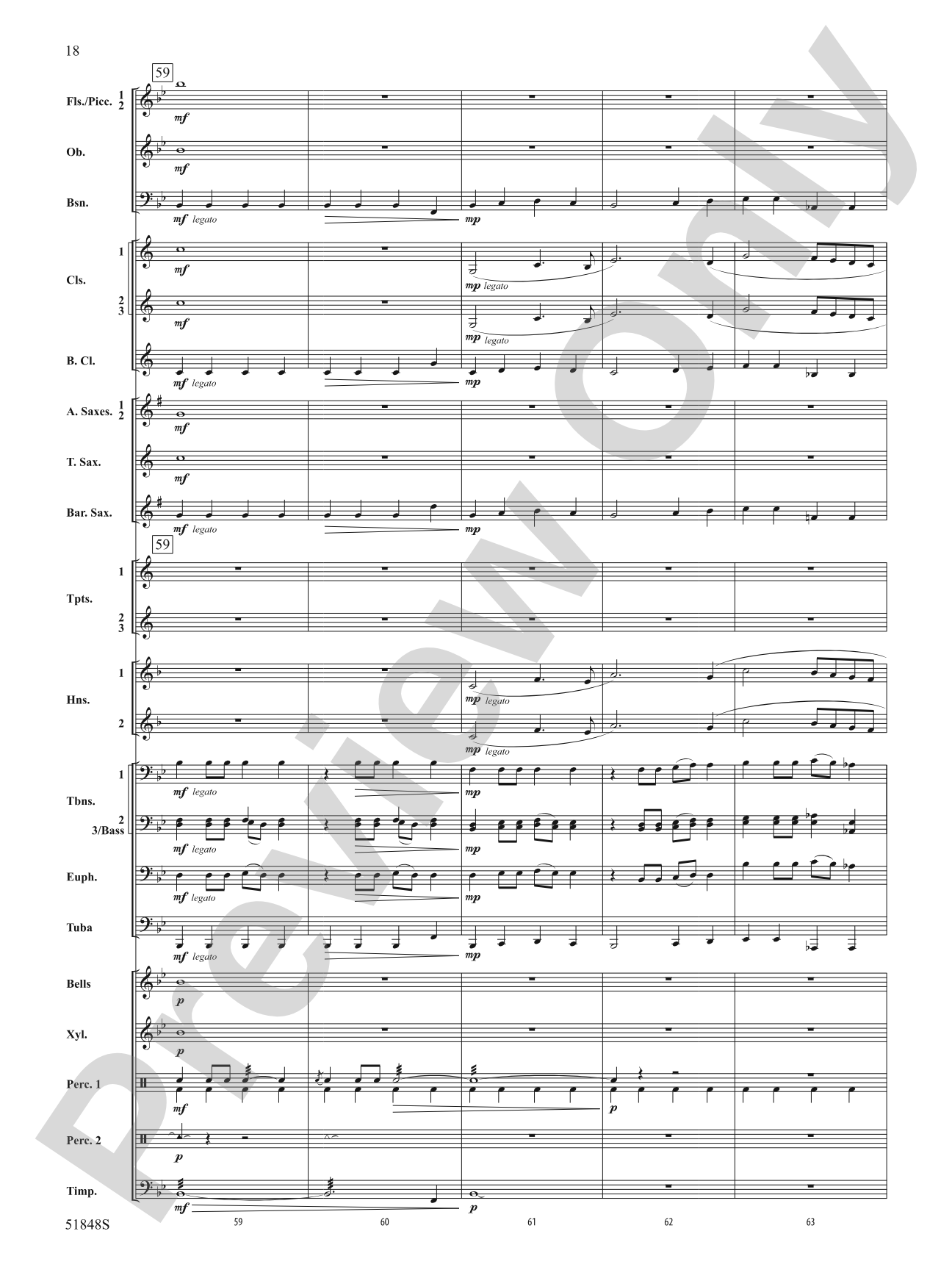 Furious Granite: Concert Band Conductor Score & Parts
