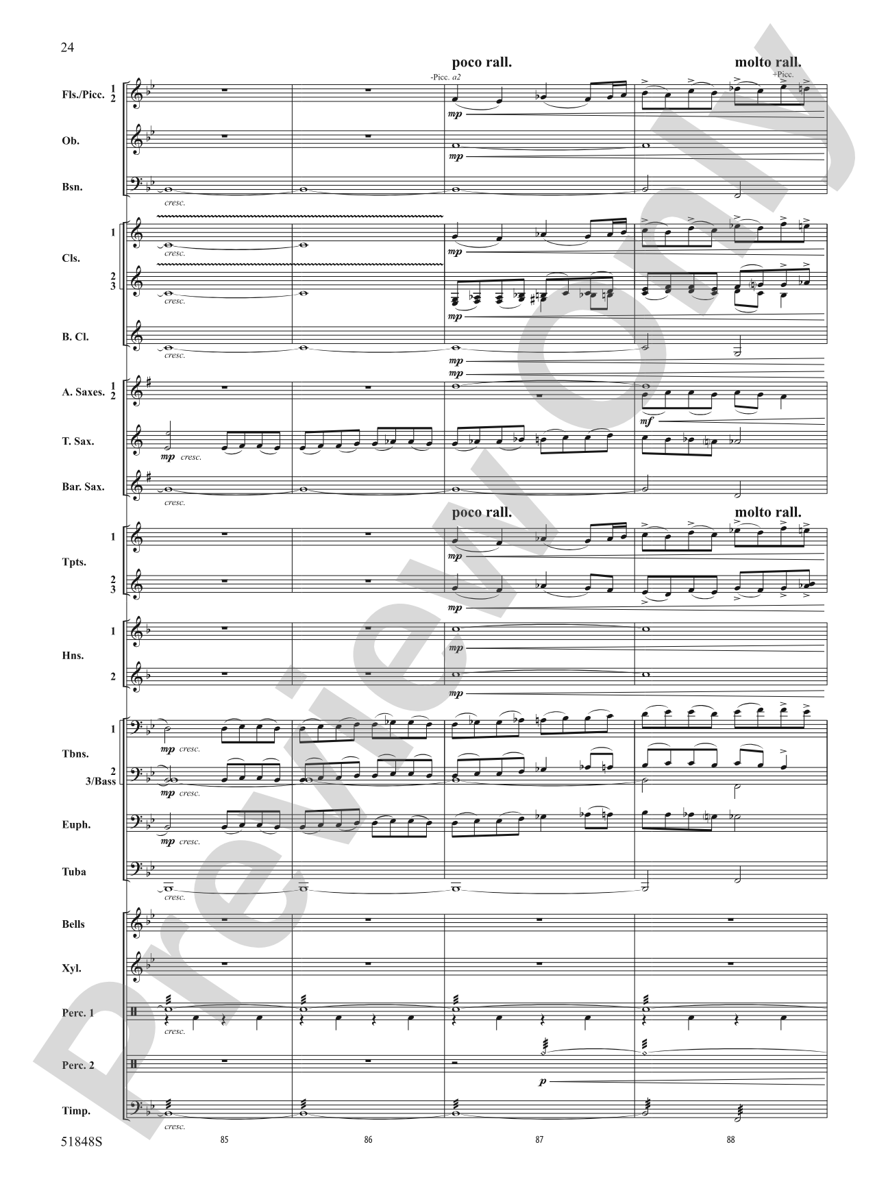 Furious Granite: Concert Band Conductor Score & Parts