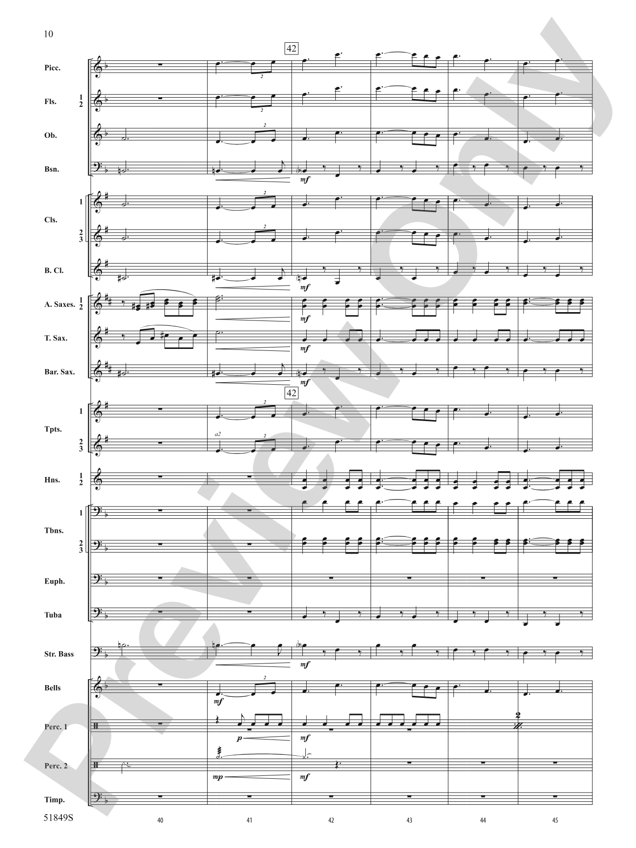 Hope Glowing in the Sky: Concert Band Conductor Score & Parts