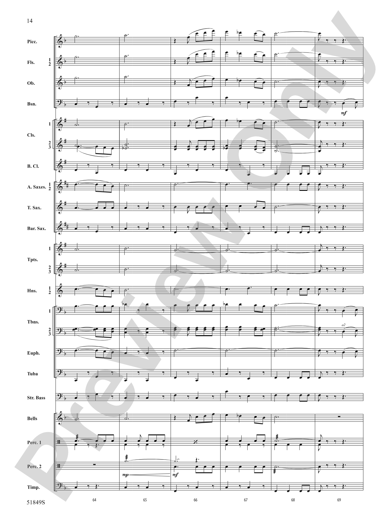 Hope Glowing in the Sky: Concert Band Conductor Score & Parts