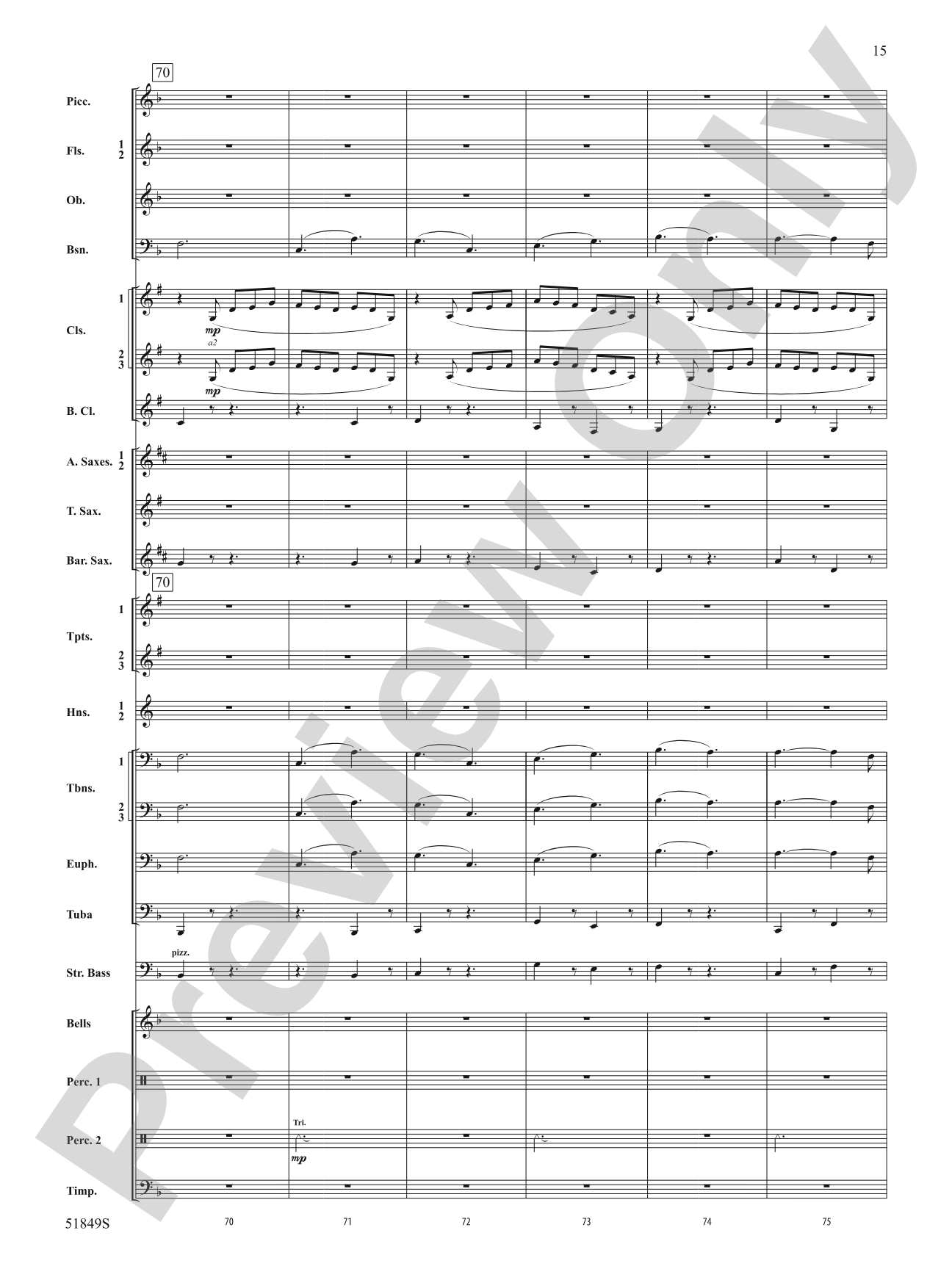 Hope Glowing in the Sky: Concert Band Conductor Score & Parts