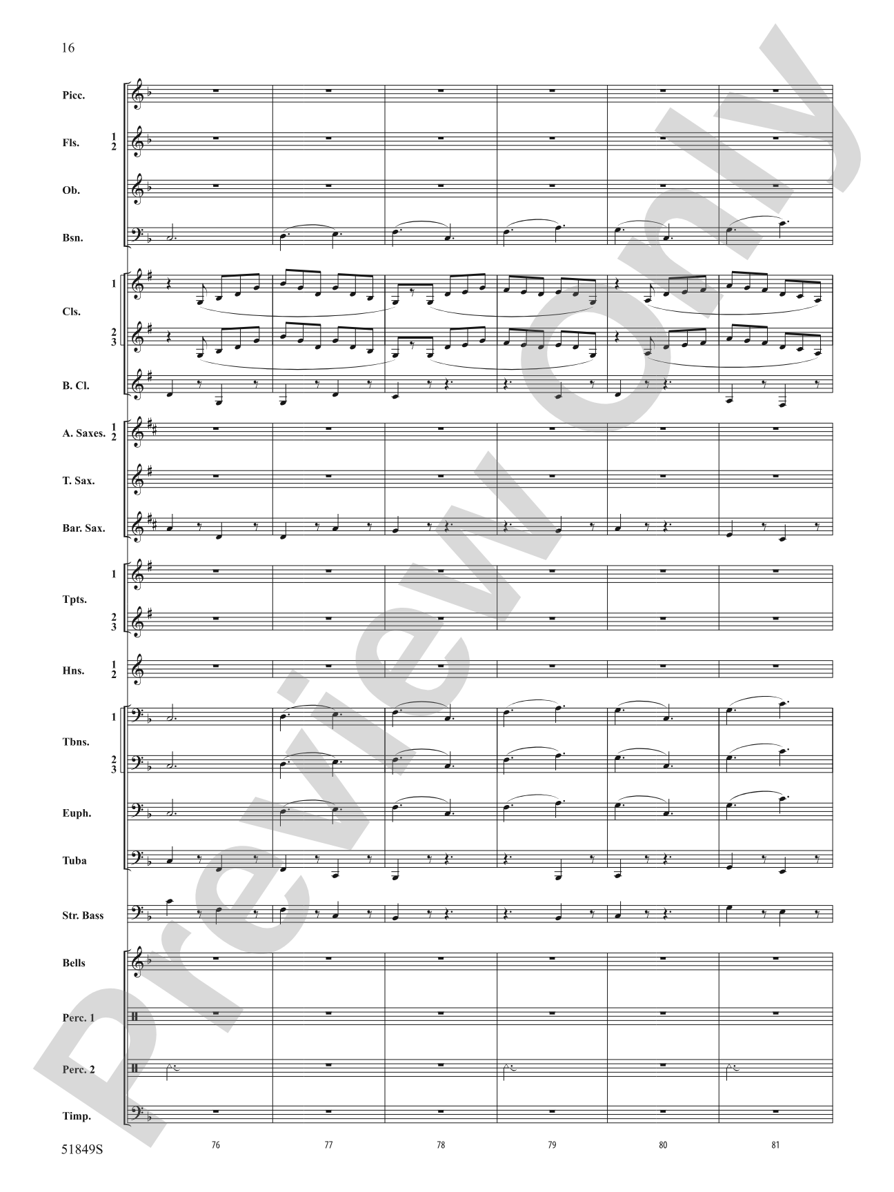 Hope Glowing in the Sky: Concert Band Conductor Score & Parts
